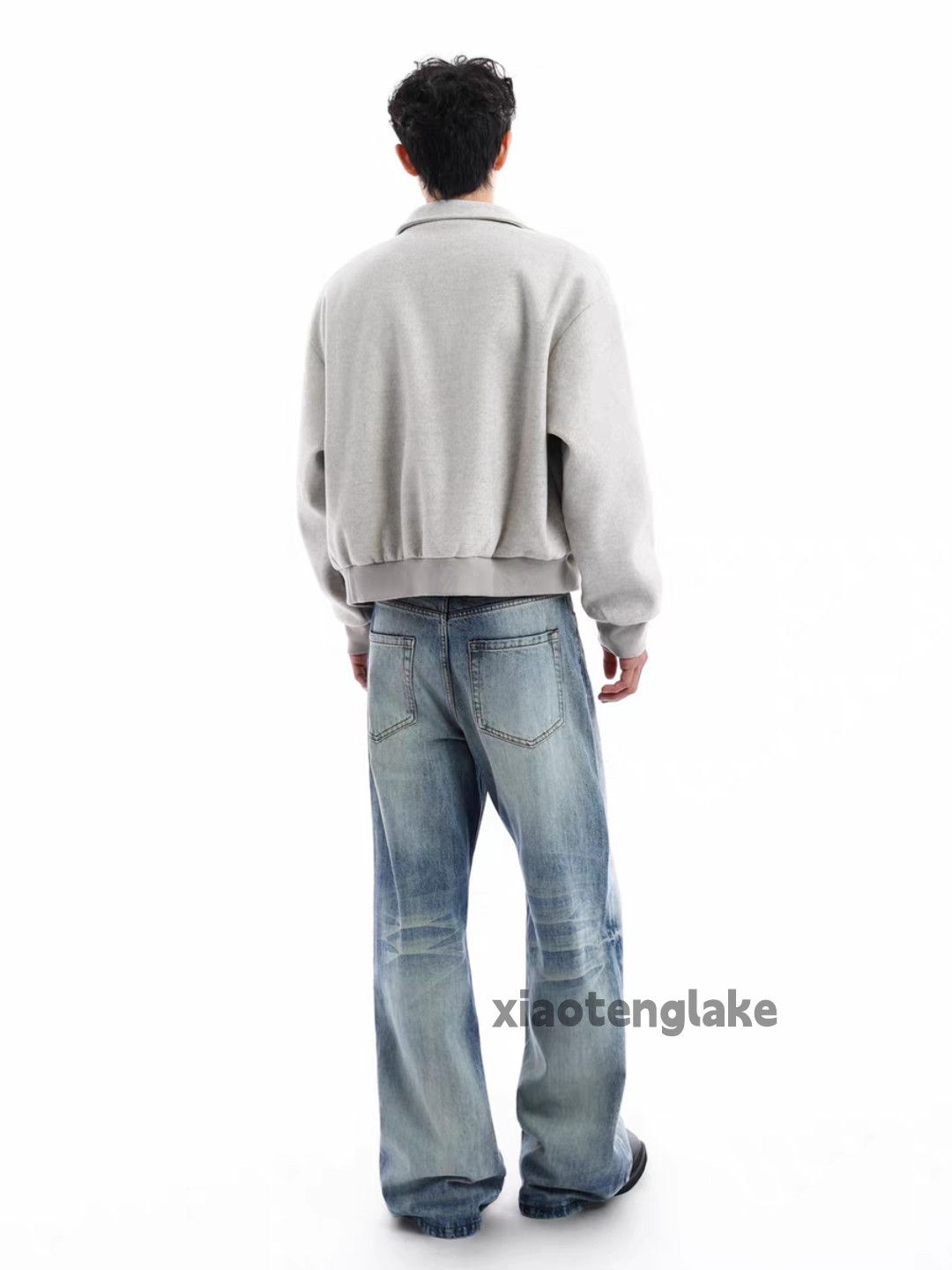 Jean xtl retro y2k loose hiphop washed faded cleanfit jeans Size US 32 / EU 48 - 4 Thumbnail