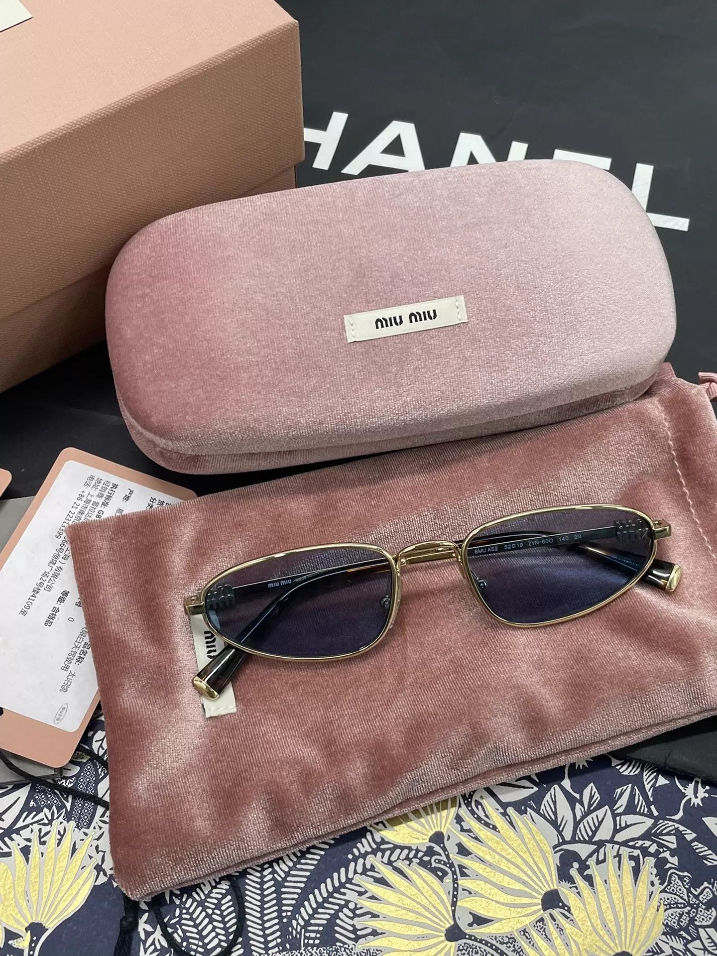 Miu Miu MIU MIU SMUA52 light trendy sunglasses Size ONE SIZE - 1 Thumbnail