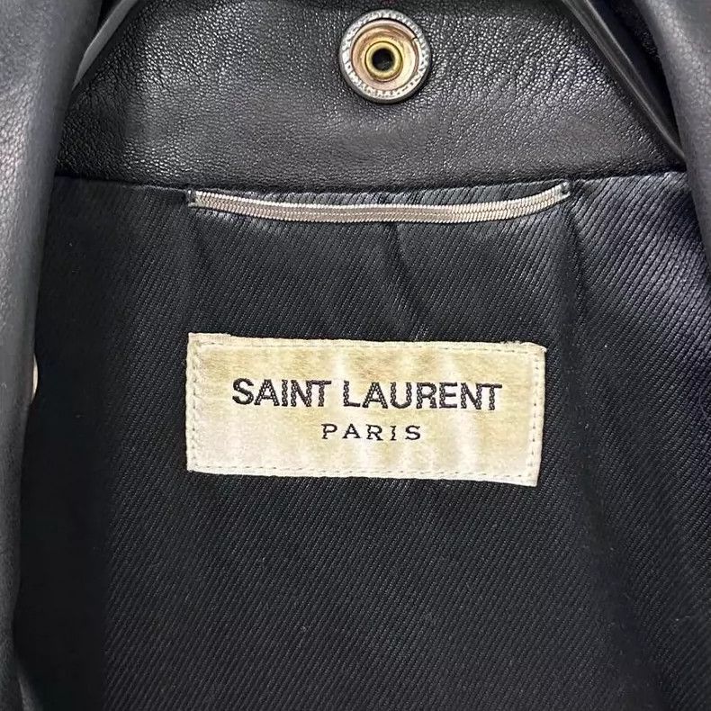 Saint Laurent Paris Saint Laurent Paris Classic motorcycle leather jacket 2505- Size XS / US 0-2 / IT 36-38 - 4 Thumbnail