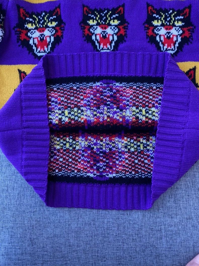 Gucci Gucci Animal pattern knitted sweater 2502-Nextarrow Size US L / EU 52-54 / 3 - 5 Thumbnail