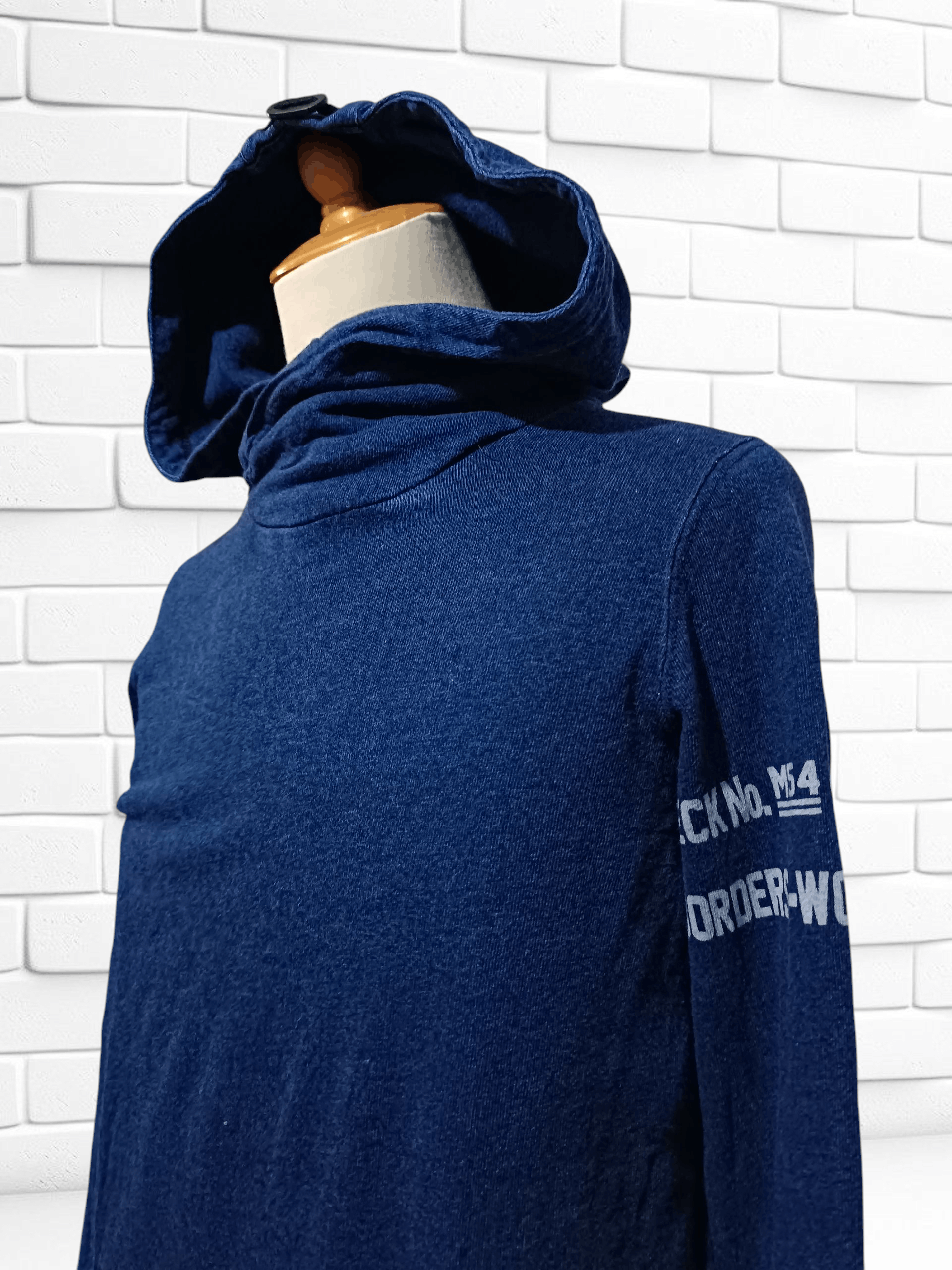 Japanese Brand Indigo Sweater Jacket Size US M / EU 48-50 / 2 - 3 Thumbnail