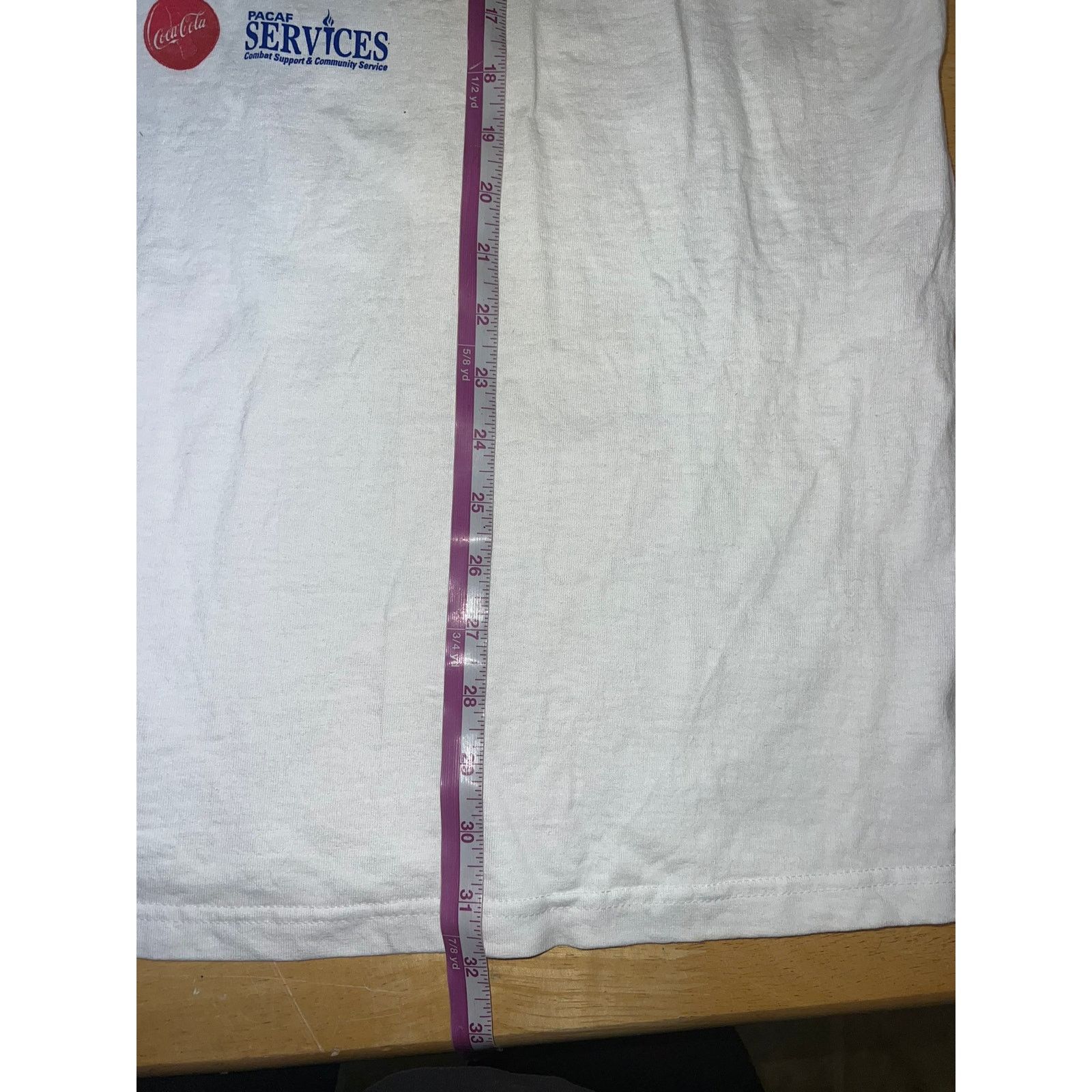 Fruit Of The Loom Vintage Pentathlon Shirt 2004 Pacaf Pac Five Coca Cola Coke Size US XL / EU 56 / 4 - 8 Thumbnail