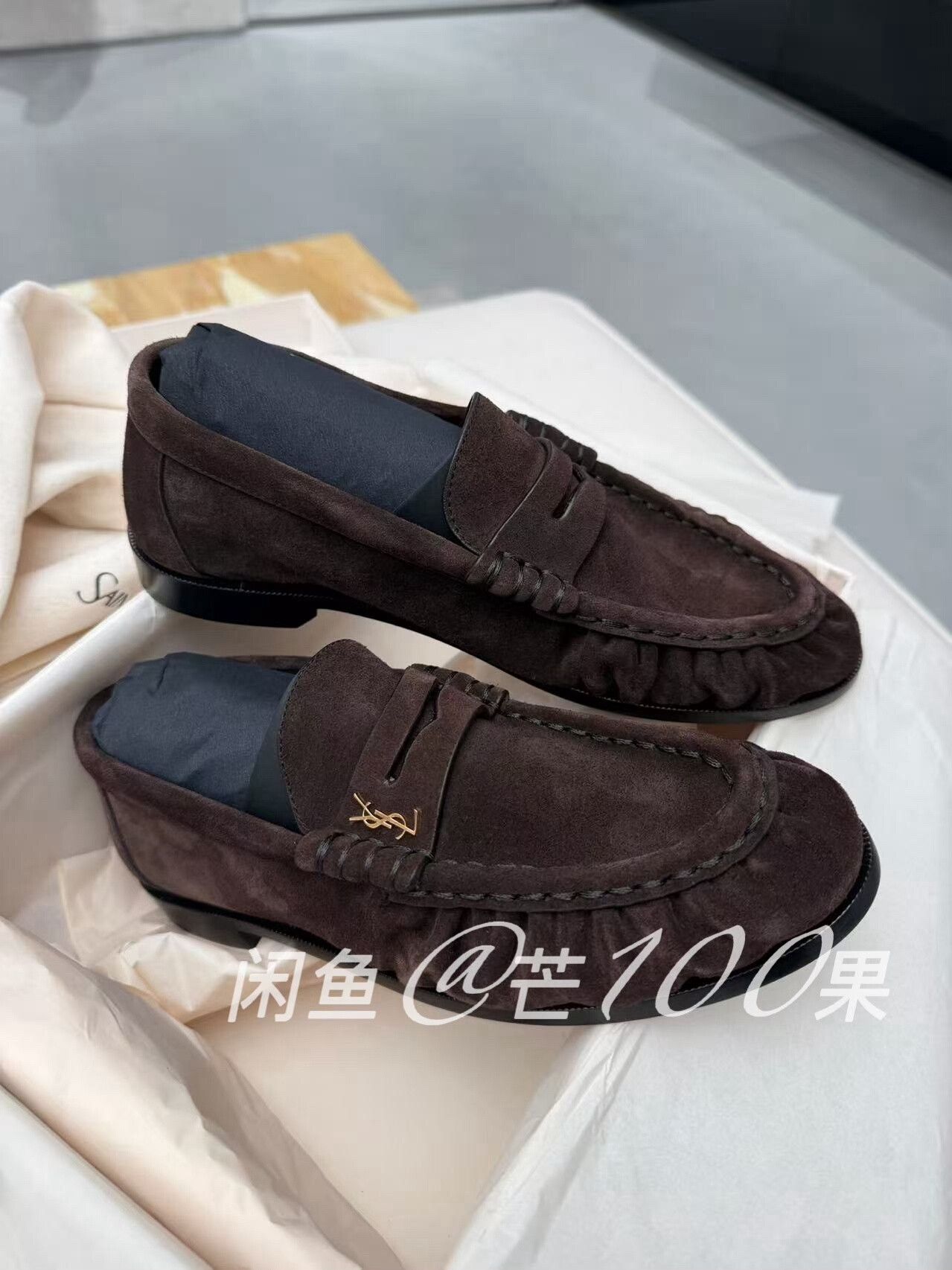 Saint Laurent Paris Saint Laurent LE LOAFER Suede Loafer Size US 10 / EU 43 - 1 Thumbnail