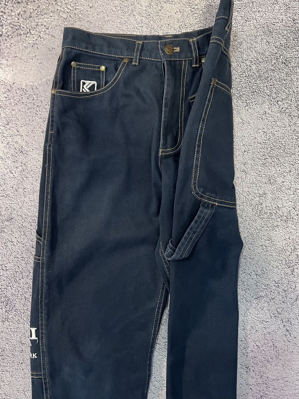 Karl Kani Vintage Karl Kani Carpenter Cargo Jeans Workwear Denim S Y2K Size US 30 / EU 46 - 6 Thumbnail