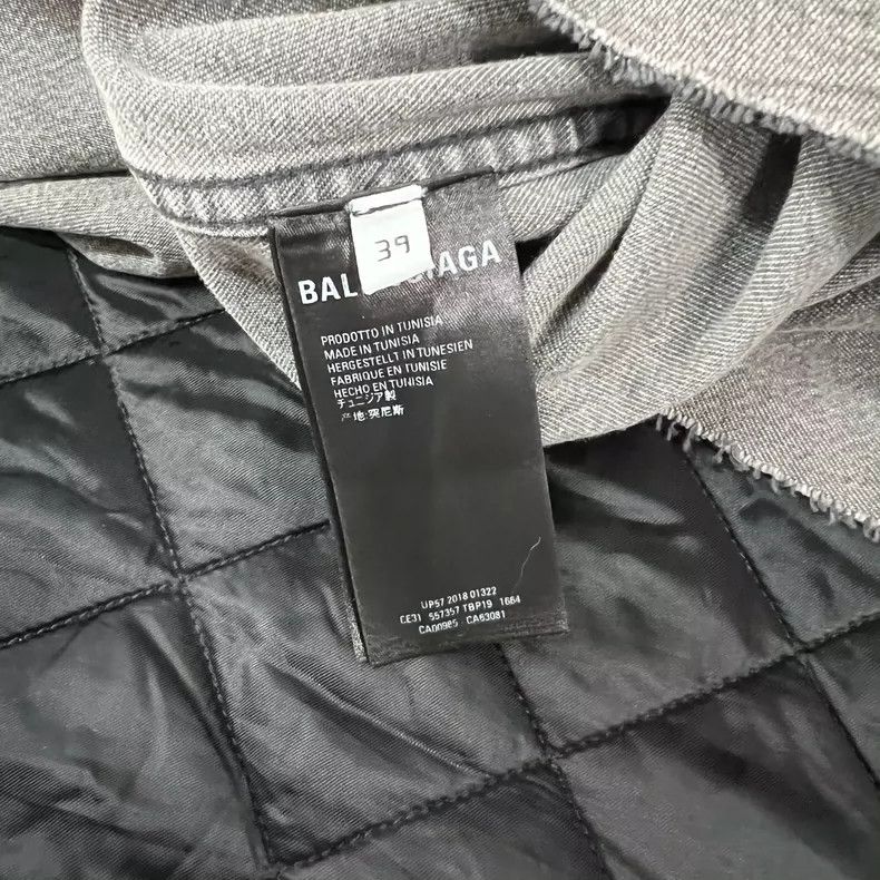 Balenciaga Balenciaga size 39 Plaid two-in-one cotton coat Size US XS / EU 42 / 0 - 6 Thumbnail