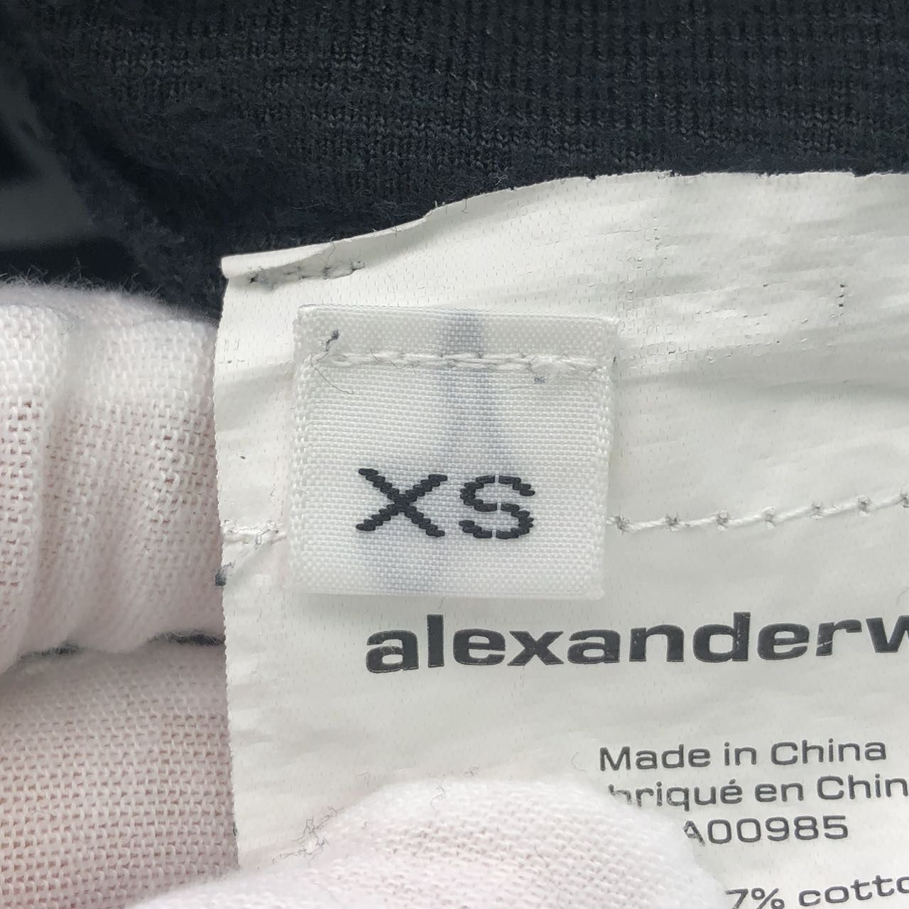 Alexander Wang Alexander Wang Corduroy Cropped Pullover Knit Sweater K26WX Size XS / US 0-2 / IT 36-38 - 6 Thumbnail