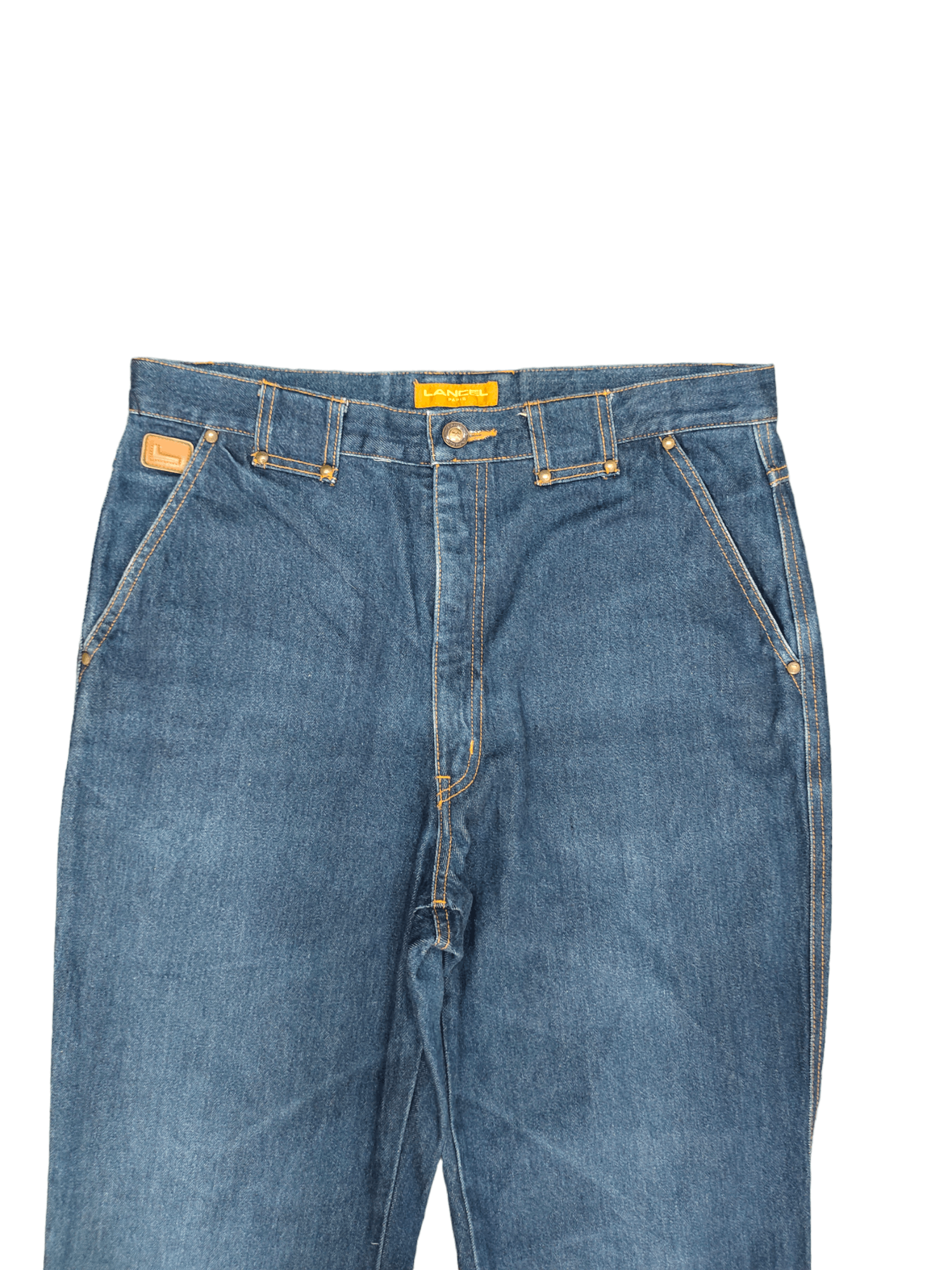 Lancel Baggy Jeans Lancel Paris Navajo native Design Denim Jeans Size US 34 / EU 50 - 10 Thumbnail