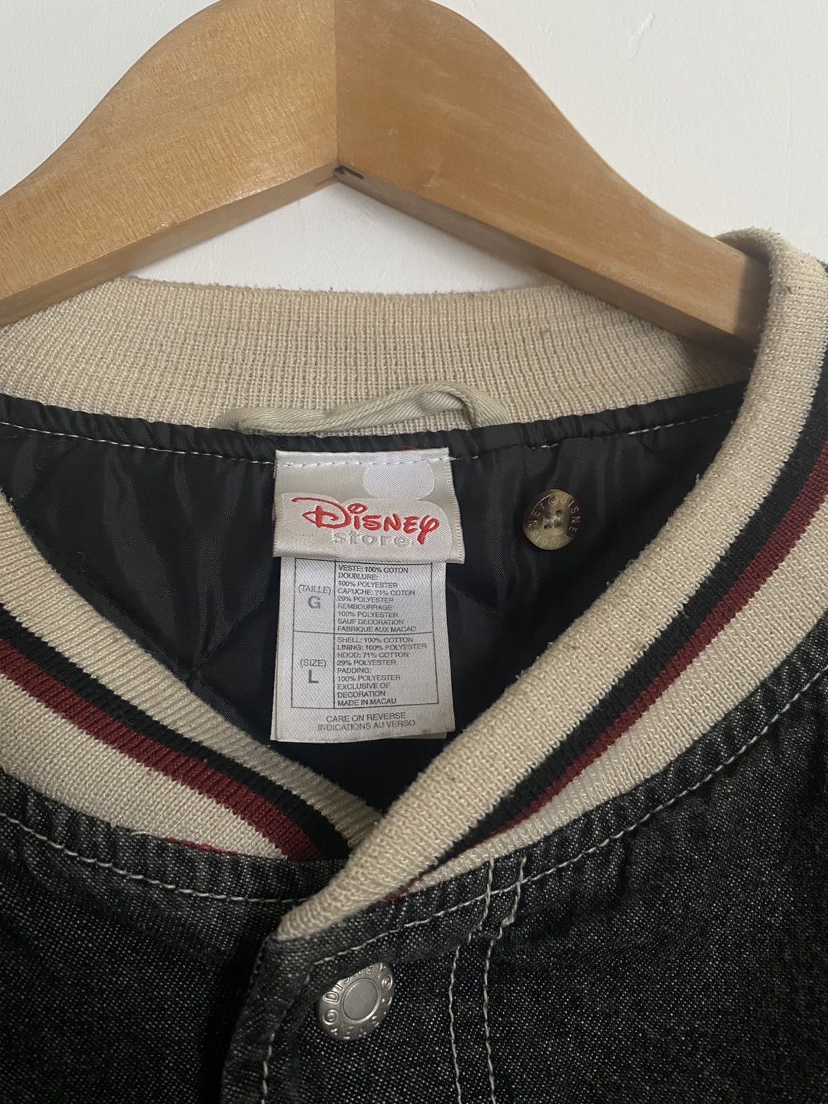 Mickey Mouse × Vintage Micky Mouse 1928 INSANE Varsitiy Jacket from 90s Size US L / EU 52-54 / 3 - 6 Thumbnail