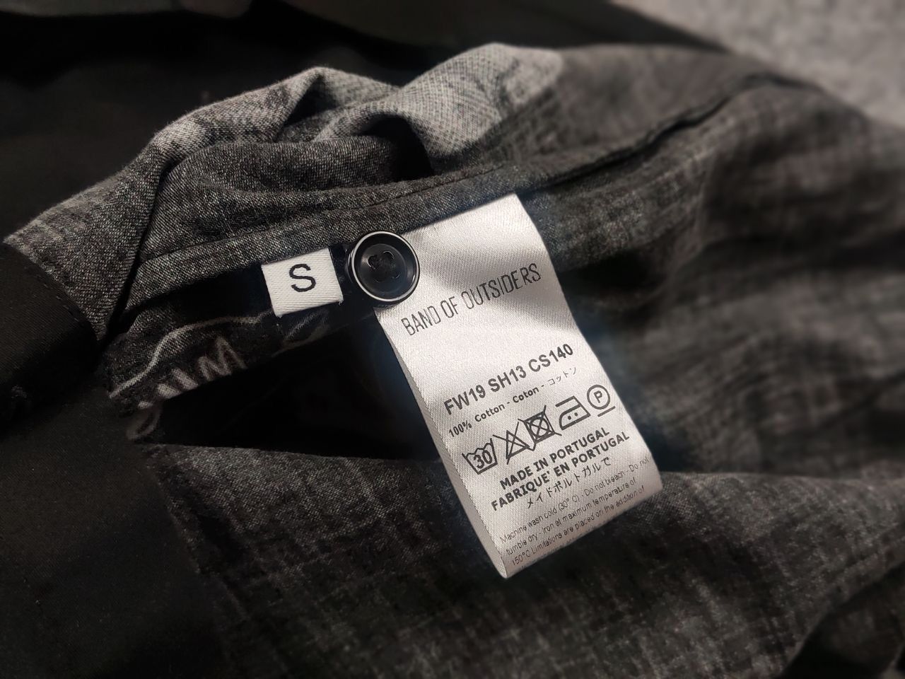 Band Of Outsiders × Designer × Hysteric Glamour Band of Outsiders brand Japan Design All Logo Button Shirt Size US S / EU 44-46 / 1 - 15 Thumbnail