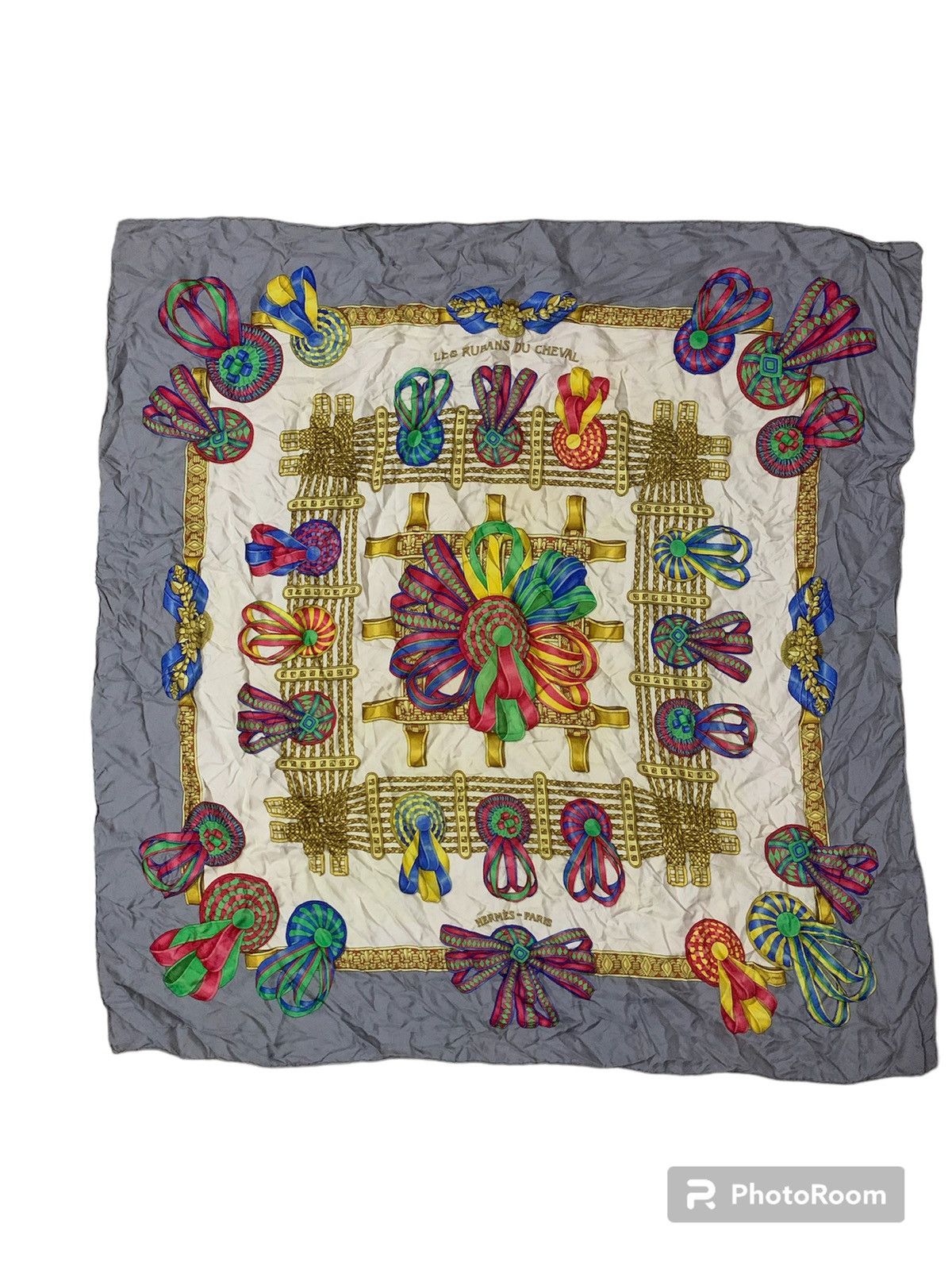 Other Her mes Les Rubans Du Cheval Handkerchief Size ONE SIZE - 2 Thumbnail