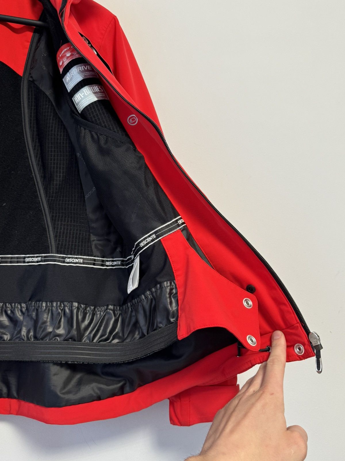 Descente Descente Ski Jacket Red Heat Course Hooded Insulated Snow Size M / US 6-8 / IT 42-44 - 13 Thumbnail