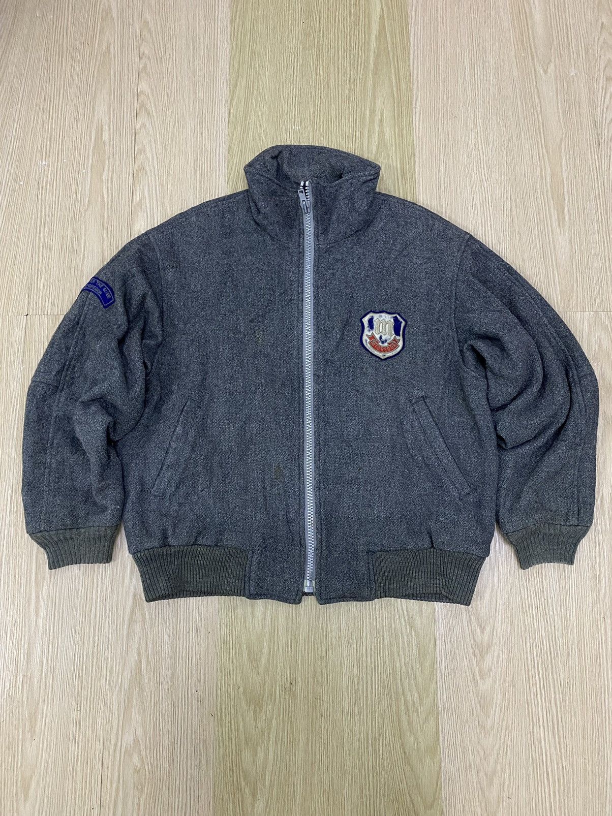 McGregor × Vintage Vintage McGregor letterman patches logo wool jacket Size US M / EU 48-50 / 2 - 2 Thumbnail