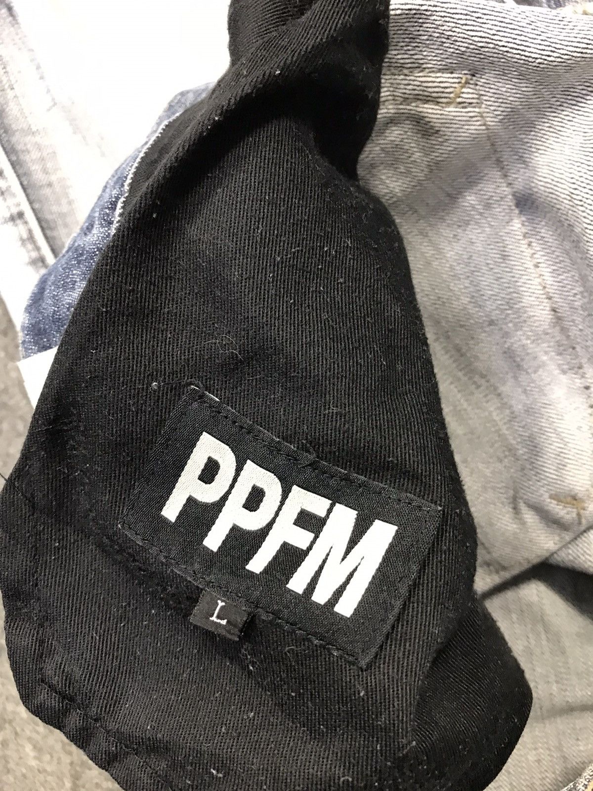 PPFM × Vintage Vintage Ppfm Twirl Punk Zipper Light Wash Jeans Size US 33 - 11 Thumbnail