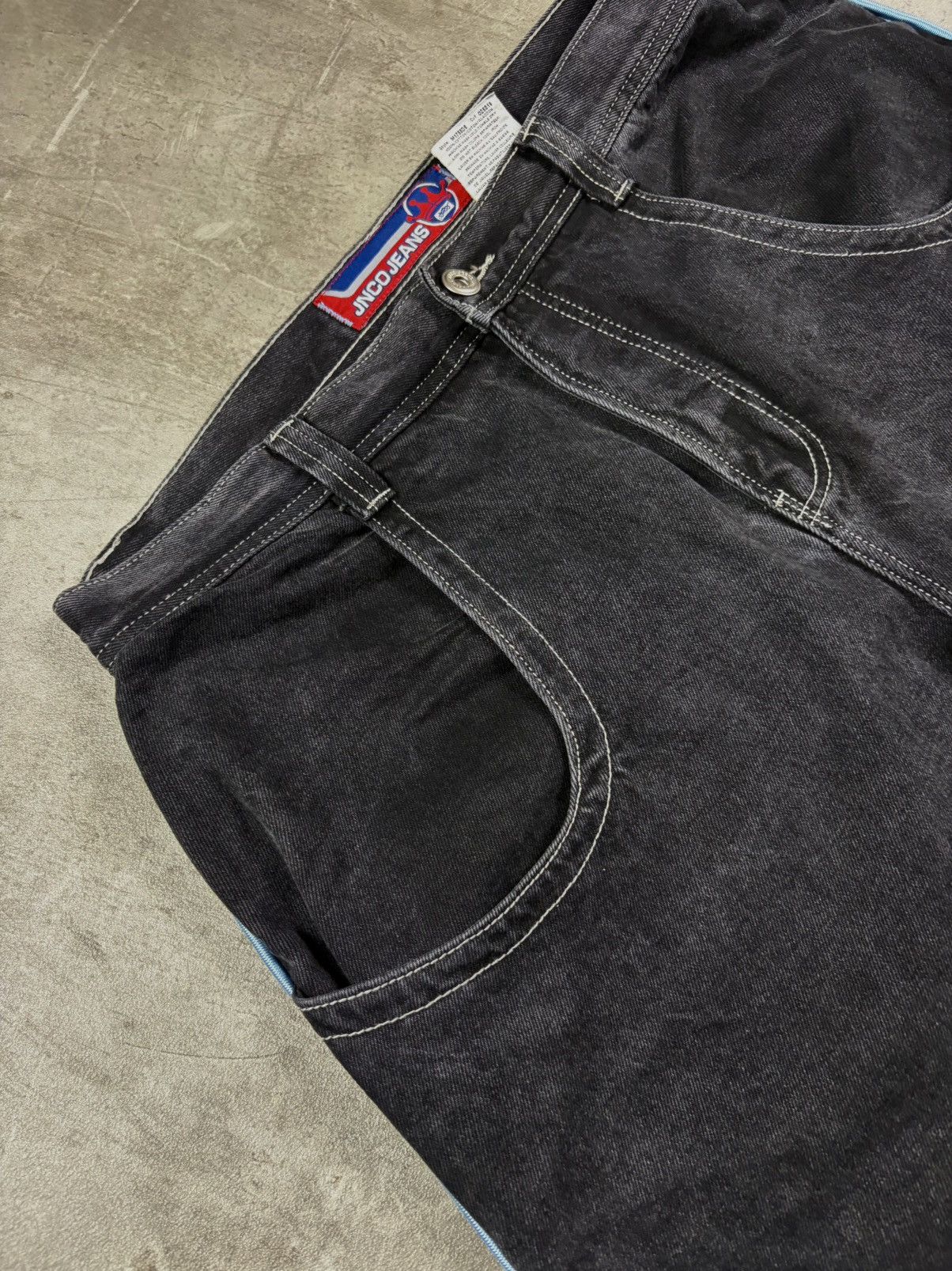 JNCO Vintage JNCO Big Crown Jeans 34x32 Grail Y2K Baggy Jeans Size US 34 / EU 50 - 12 Thumbnail