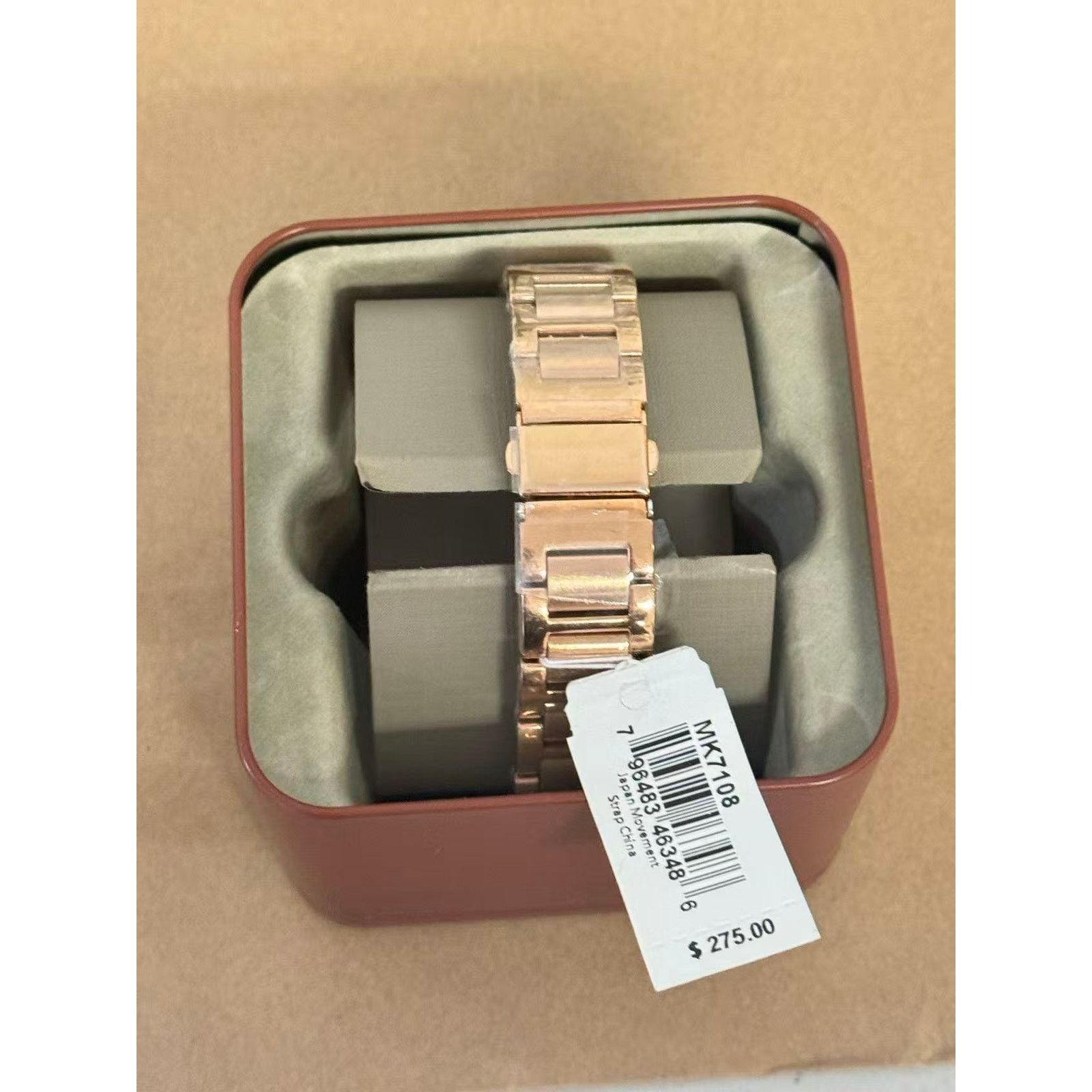 Michael Kors Michael Kors Janelle MK7108 Rose Gold Colored Steel Watch Size 42 - 2 Thumbnail