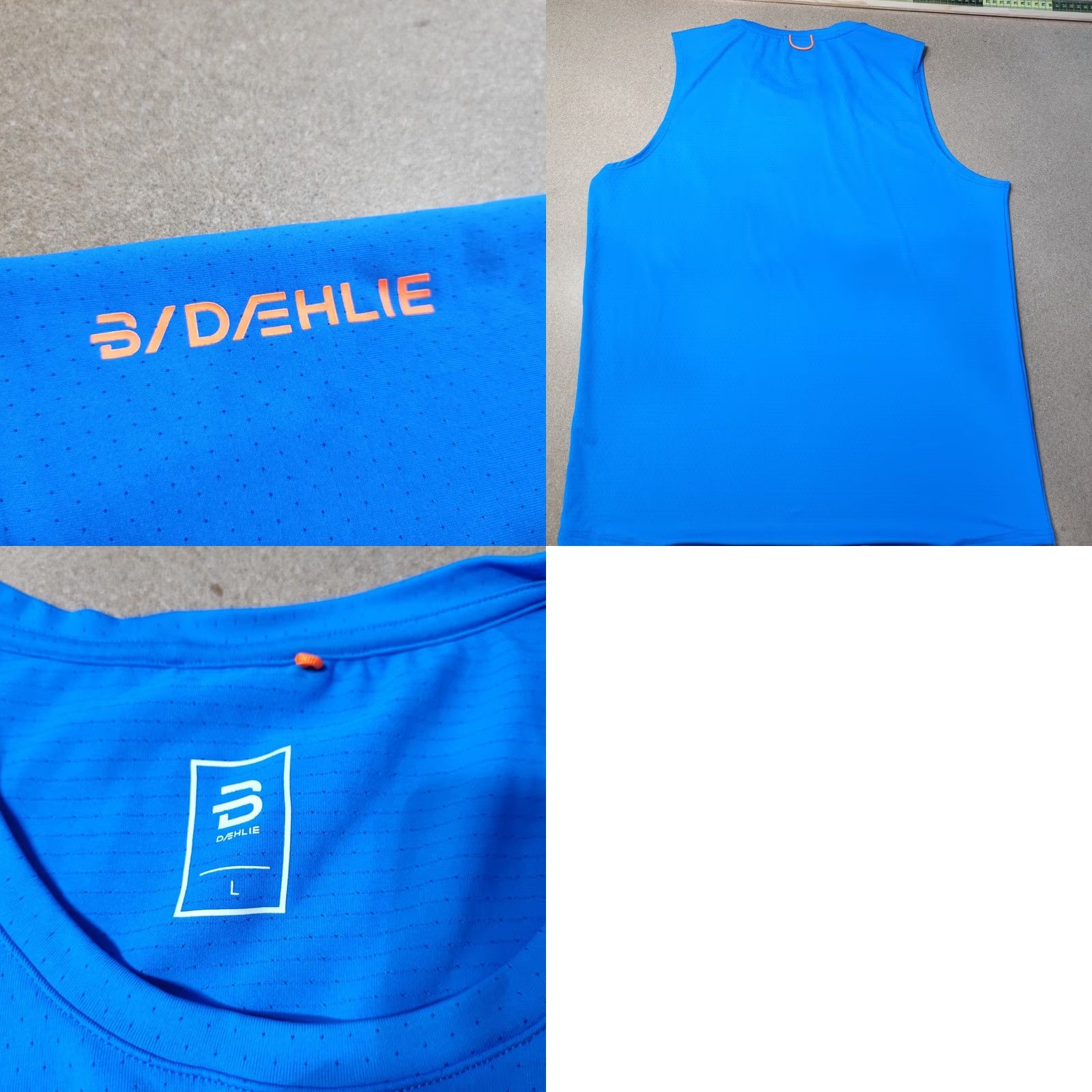 Layer 8 Bjorn Daehlie Womens T-Shirt Blue Base Layer Size L Running Sport Stretch Shirt Adult Regular XS? (error) Size L / US 10 / IT 46 - 8 Thumbnail