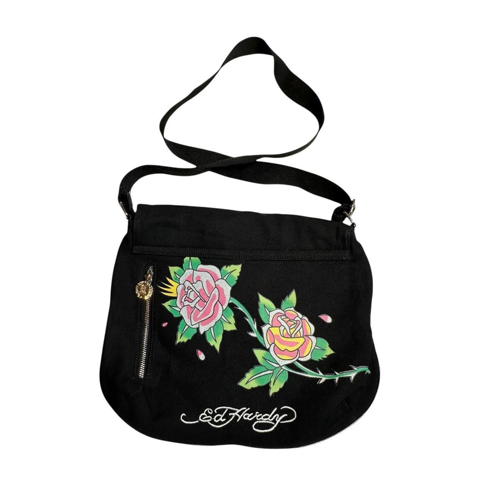 Ed Hardy Vintage Ed Hardy Messenger Crossbody Bag Size ONE SIZE - 2 Thumbnail