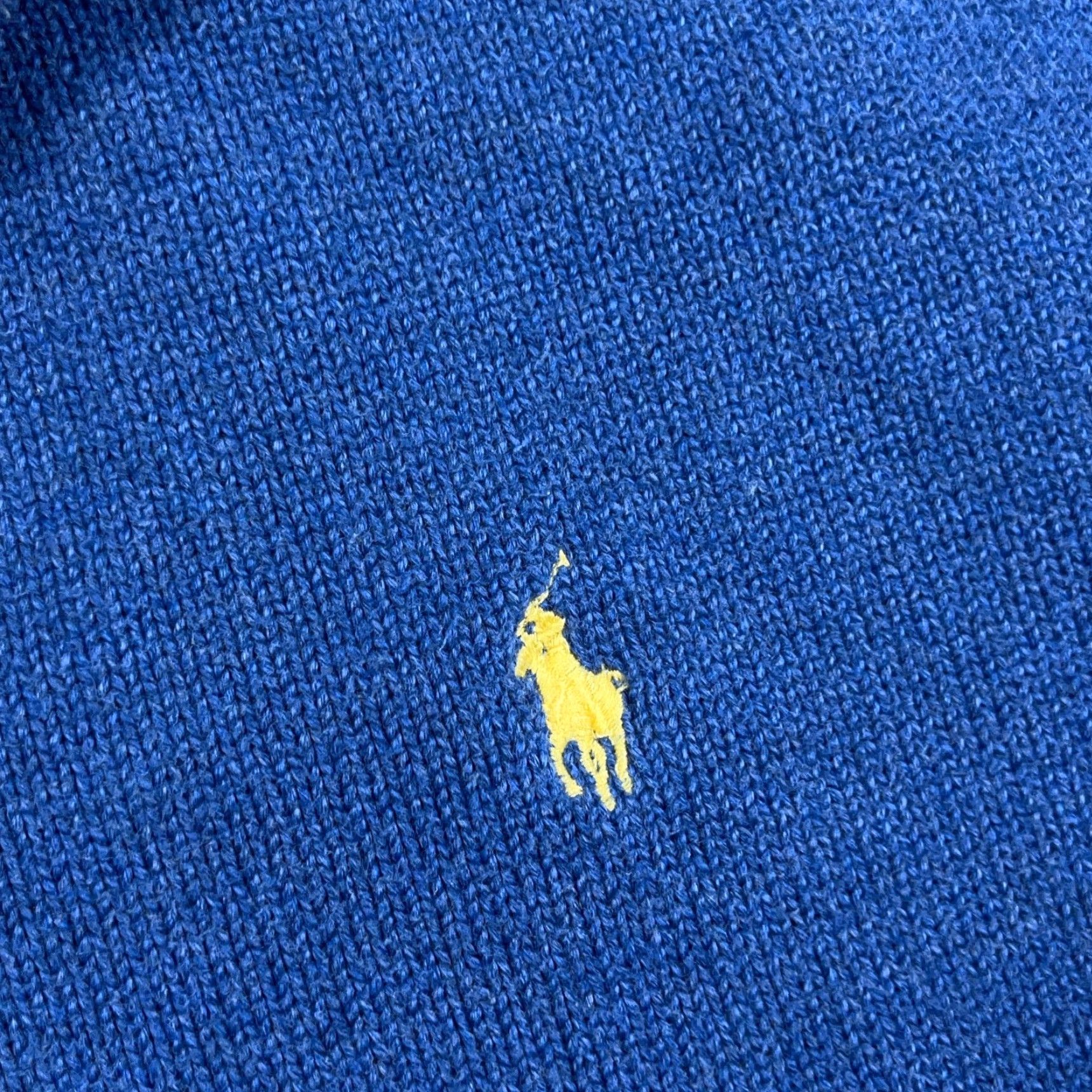 Polo Ralph Lauren Polo Ralph Lauren Sweater Men XXL Blue Pullover Heavy Knit Quarter Zip Ribbed Size US XXL / EU 58 / 5 - 3 Thumbnail
