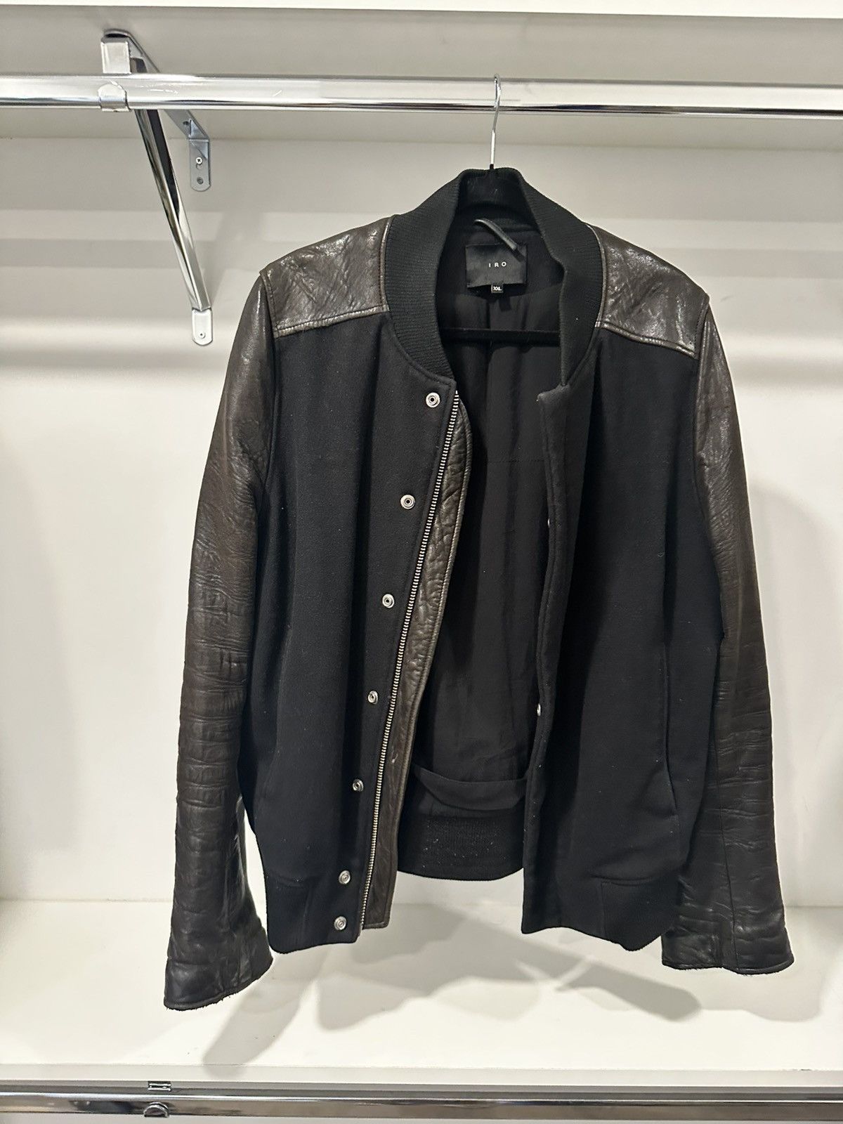 Iro Iro Mens Leather Jacket Size US XXL / EU 58 / 5 - 2 Thumbnail