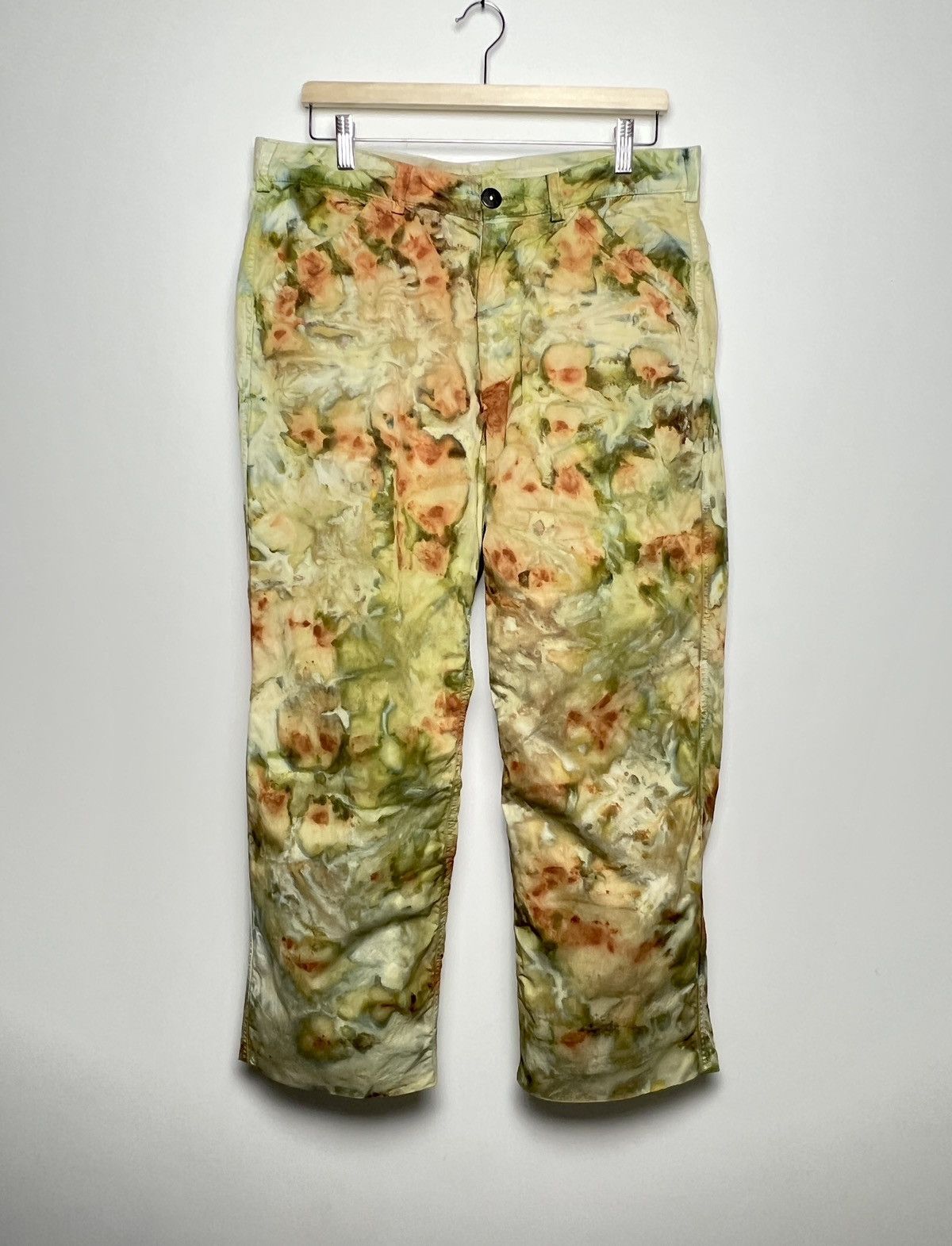 Pre-owned Archival Clothing X Stone Island Y2k Tie Dye Cargo Camo Army Pants