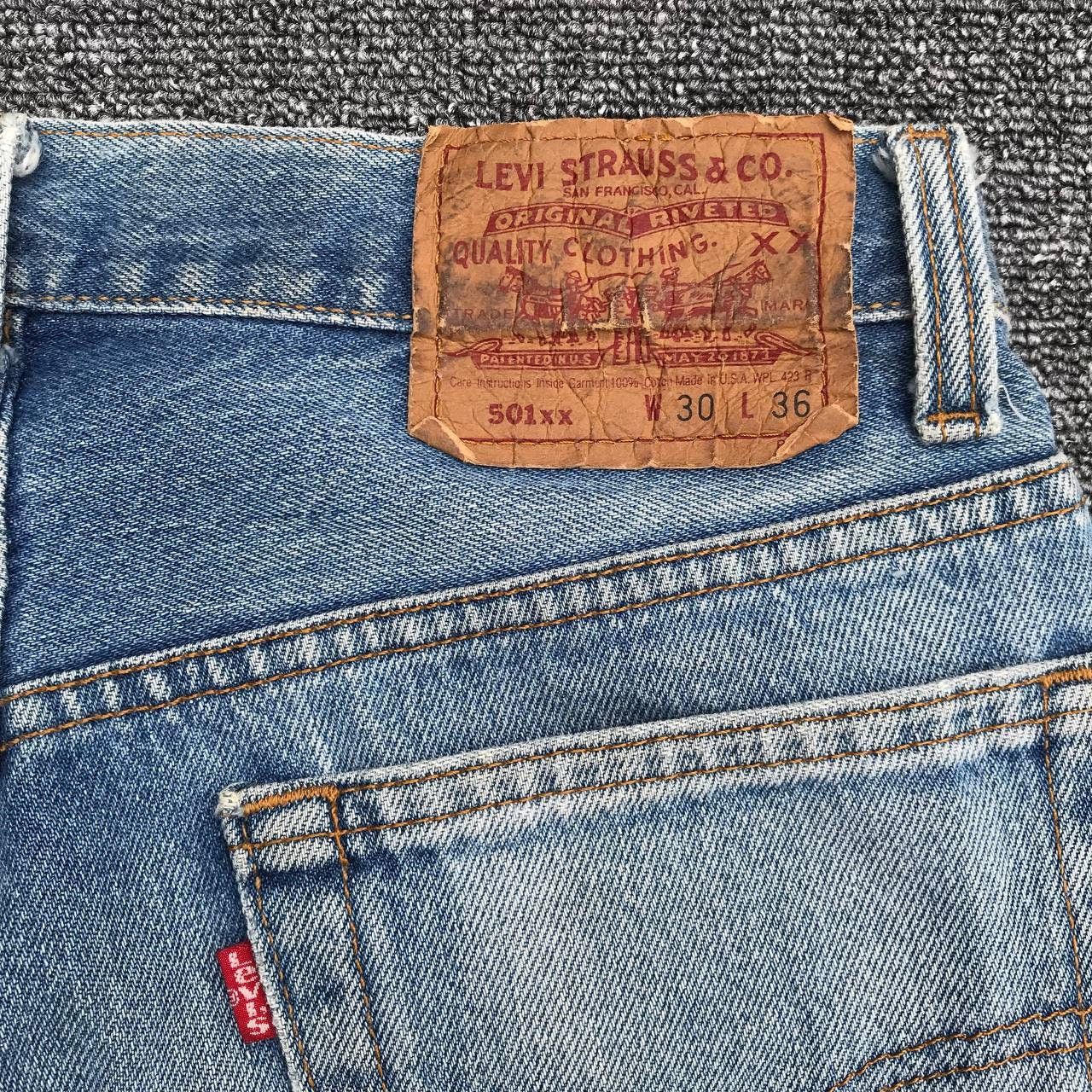 Levi's Vintage Clothing × Vintage Vintage Levis 501xx stonewash faded distressed W28x29 Size US 28 / EU 44 - 4 Thumbnail