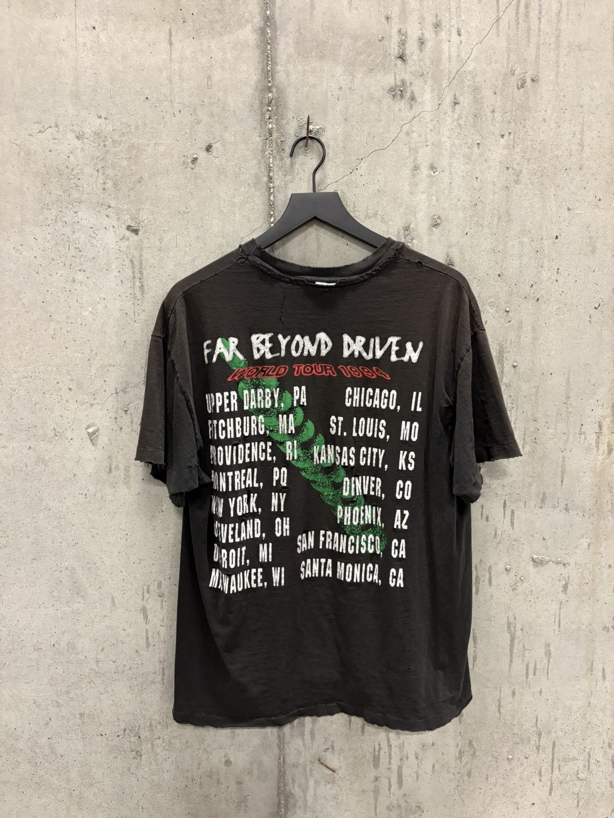 Band Tees Vintage Pantera Beyond Driven Shirt Thrash Fade Grunge Band Size US XL / EU 56 / 4 - 3 Thumbnail