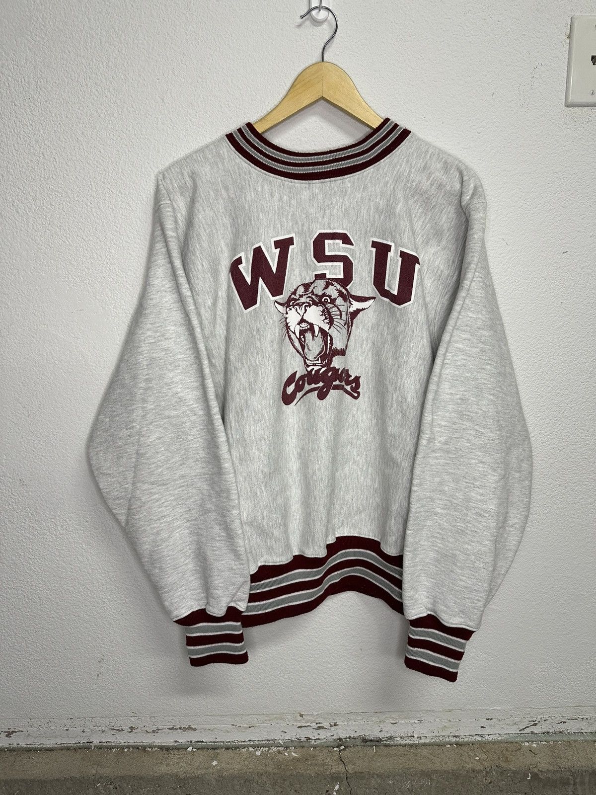 NCAA 90’s Washington State Cougars Crewneck Size US XL / EU 56 / 4 - 1 Thumbnail