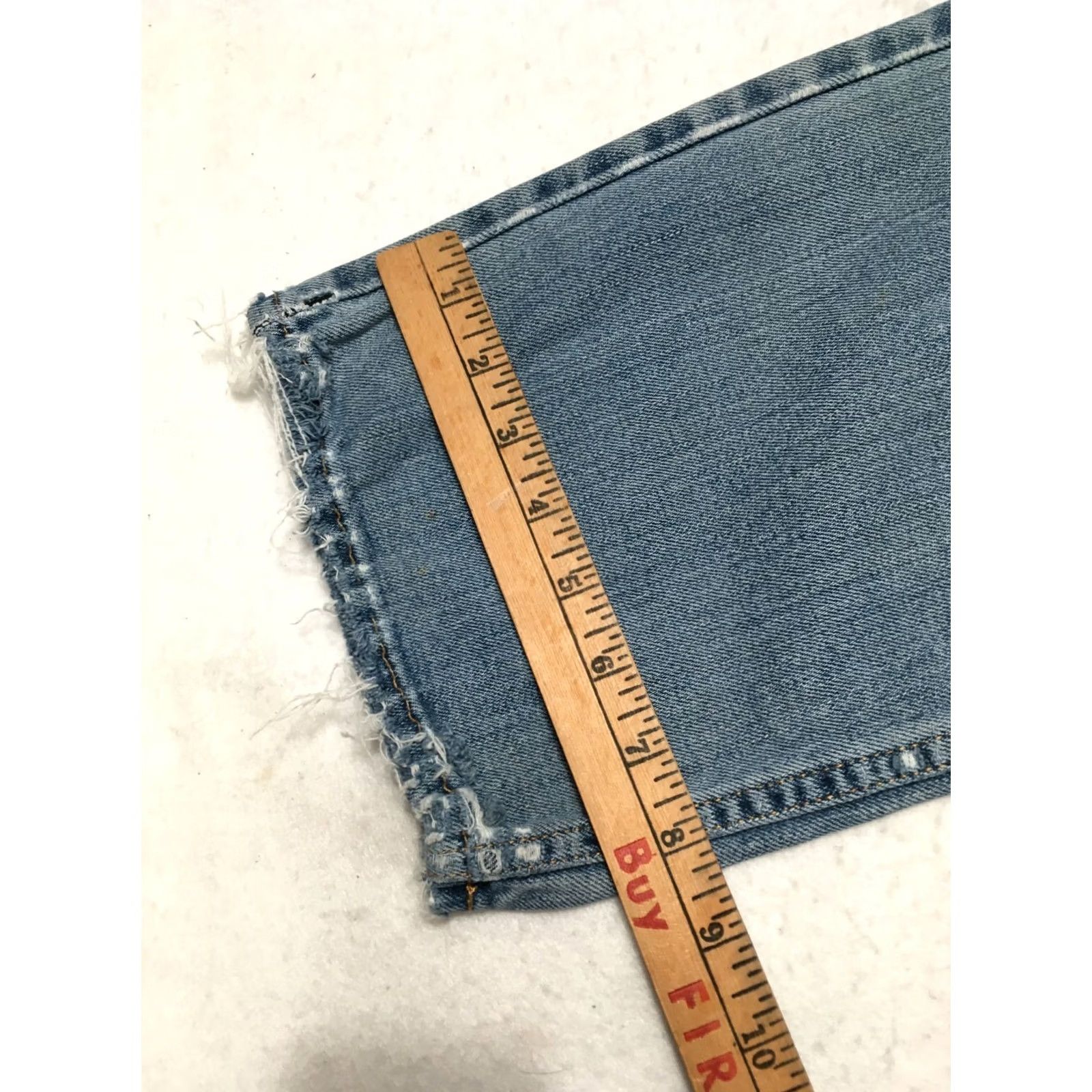 Levi's Levi's Jeans Men Size 38 Denim Distressed Pants 5-Pocket Regular Inseam 30 Blue Cotton Jeans Size US 38 / EU 54 - 3 Thumbnail