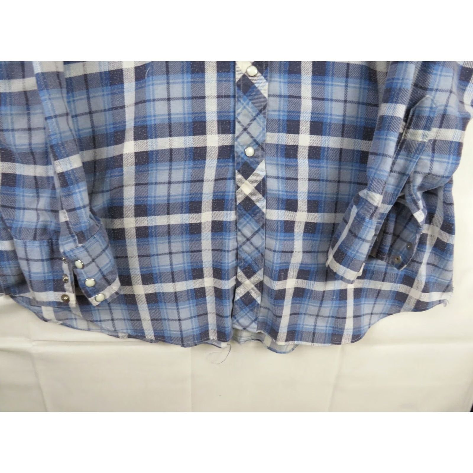 Vintage Vintage Ely Plains Tall man Western Flannel Button Down Plaid Shirt top Sz 18-36 Size US XXL / EU 58 / 5 - 2 Thumbnail