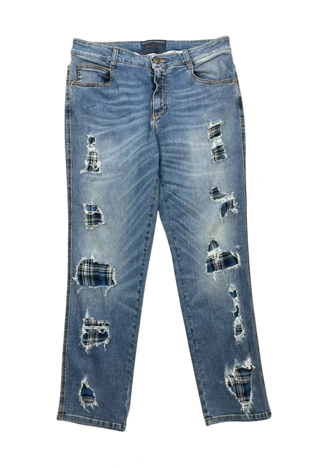 Ermanno Scervino Ermanno Scervino Royal Denim Boyfriend Jeans size 44 Size 30" / US 8 / IT 44 - 11 Thumbnail