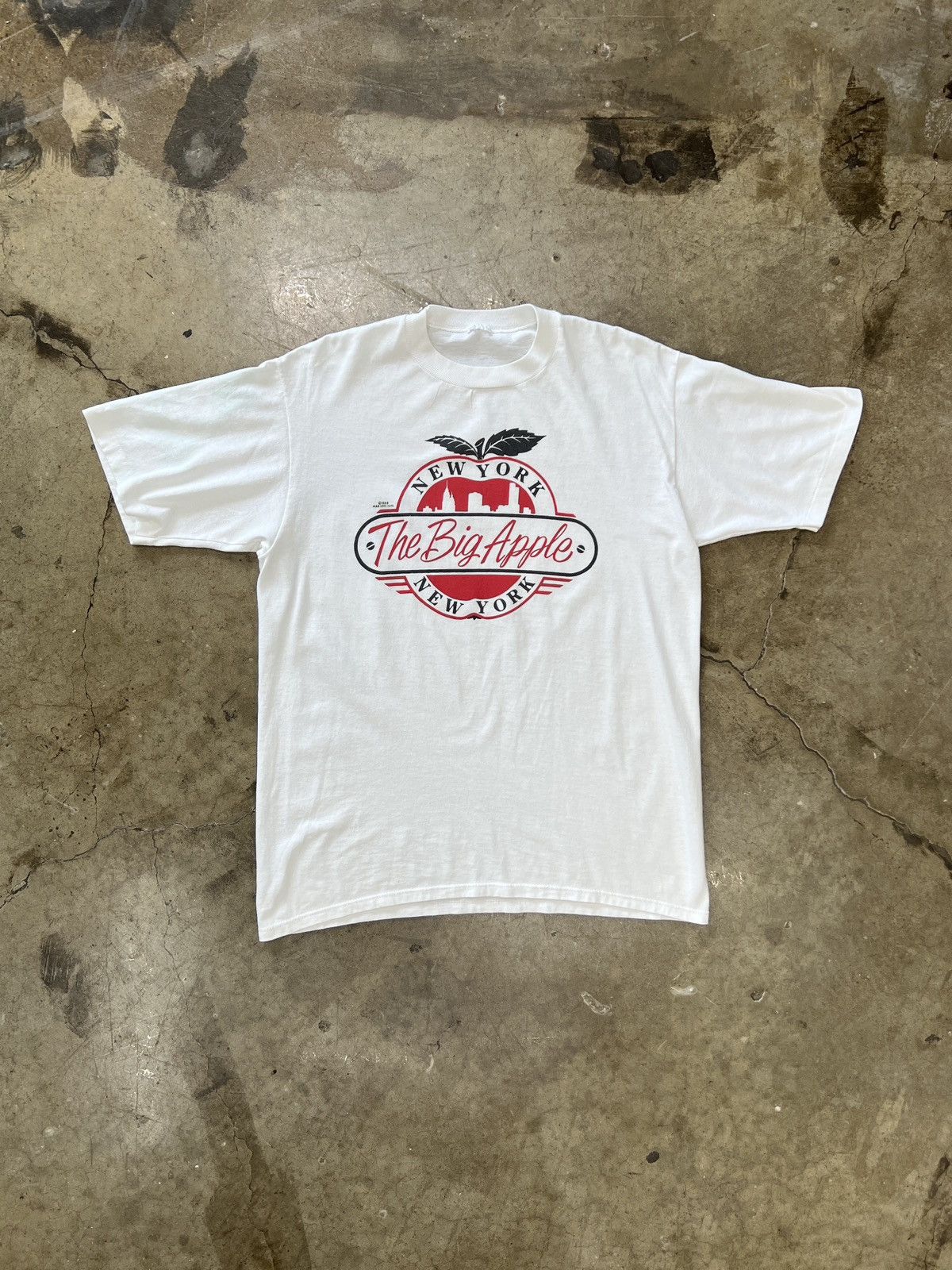 Vintage Vintage 1988 The Big Apple New York Vacation Tee Large Size US L / EU 52-54 / 3 - 2 Thumbnail