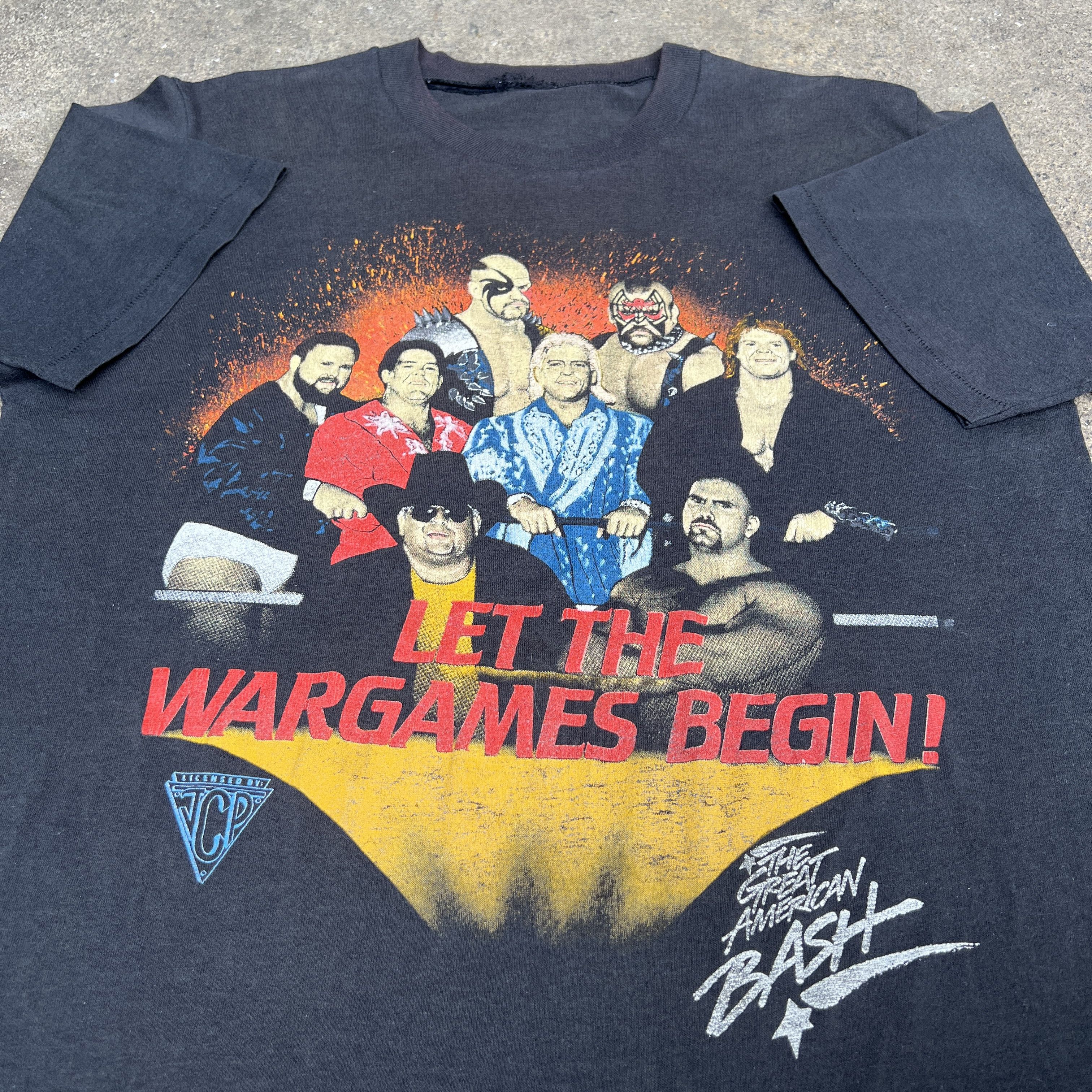 Vintage × WCW/nWo Vintage 80s Ric Flair The Four Horsemen wrestling Promo Tee Size US M / EU 48-50 / 2 - 5 Thumbnail
