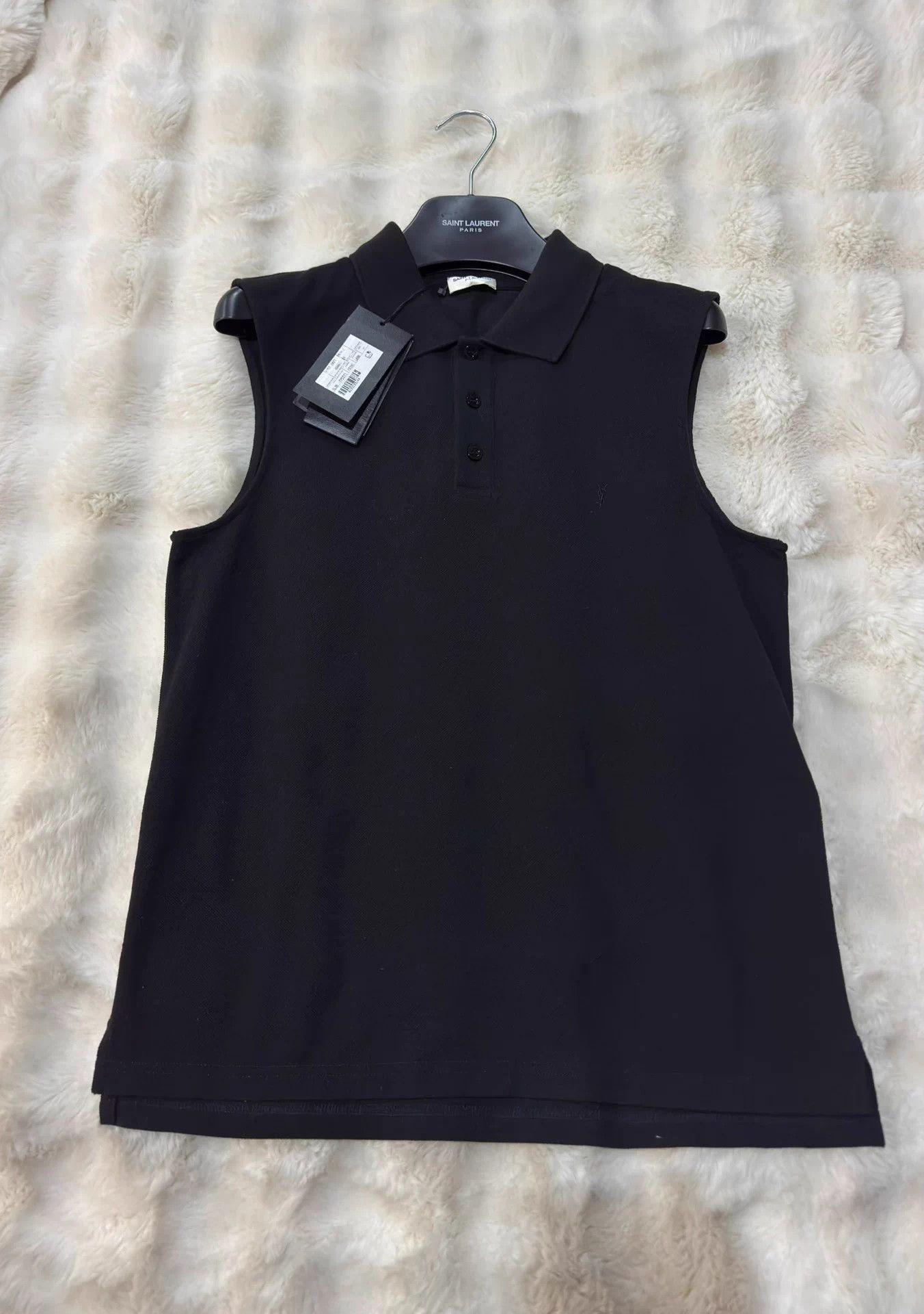 Saint Laurent Paris Saint Laurent SLP Embroidered Sleeveless Vest M Size M / US 6-8 / IT 42-44 - 1 Thumbnail