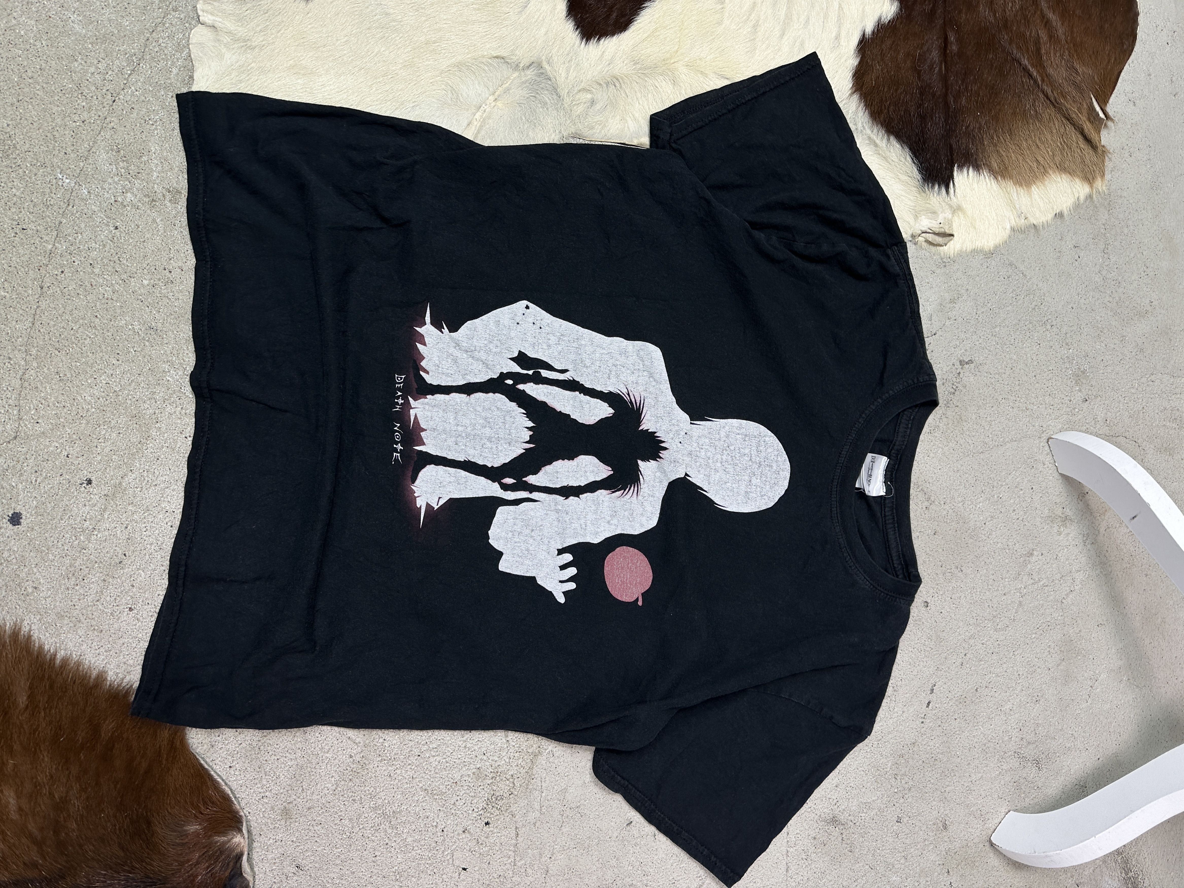 Vintage Vintage Magna Anime Death Note Printed T-shirt Y2K Size US L / EU 52-54 / 3 - 1 Thumbnail