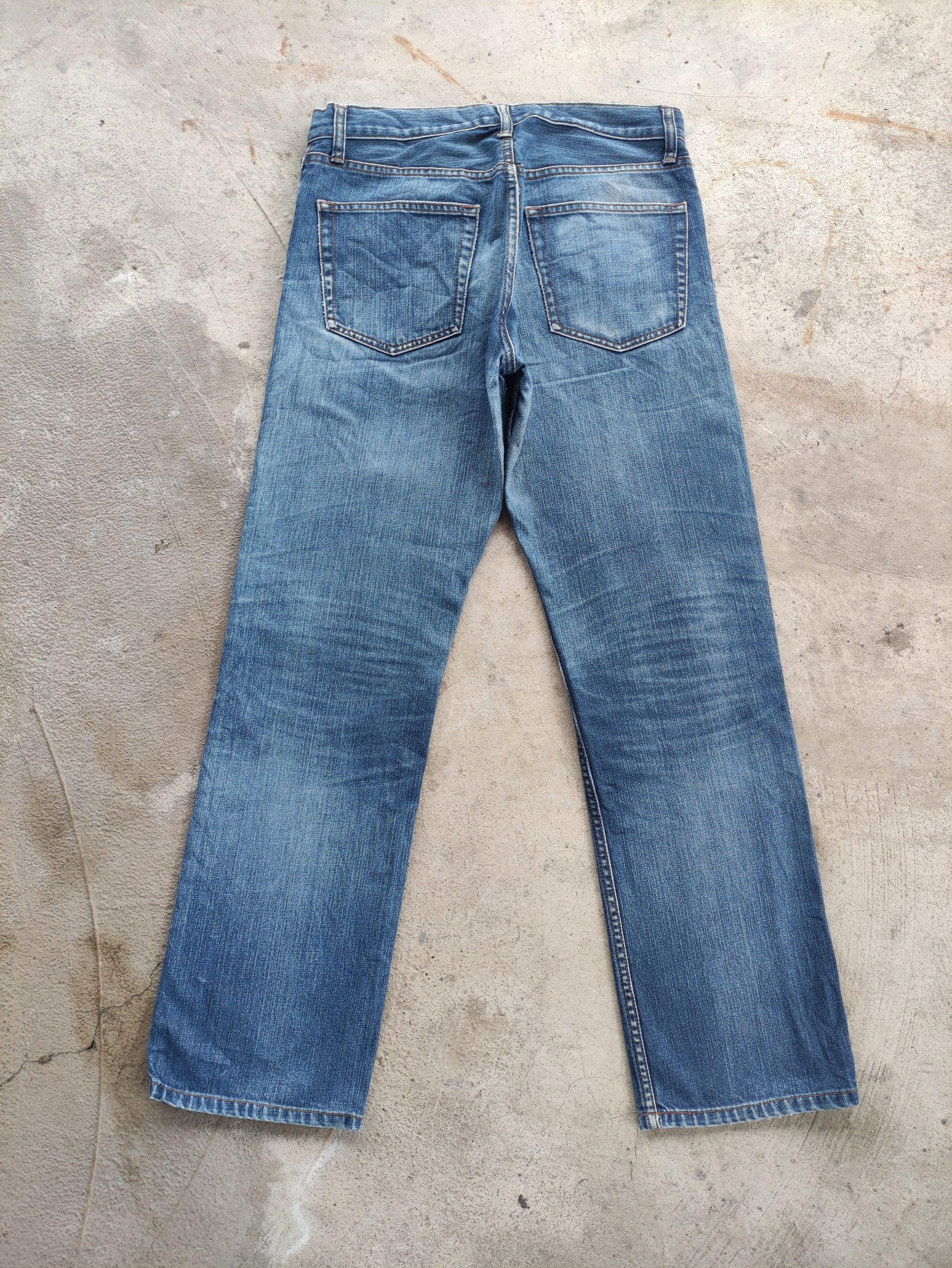 Japanese Brand Vintage Japanese Denim Distressed Faded Jean W33 Size US 33 - 8 Thumbnail