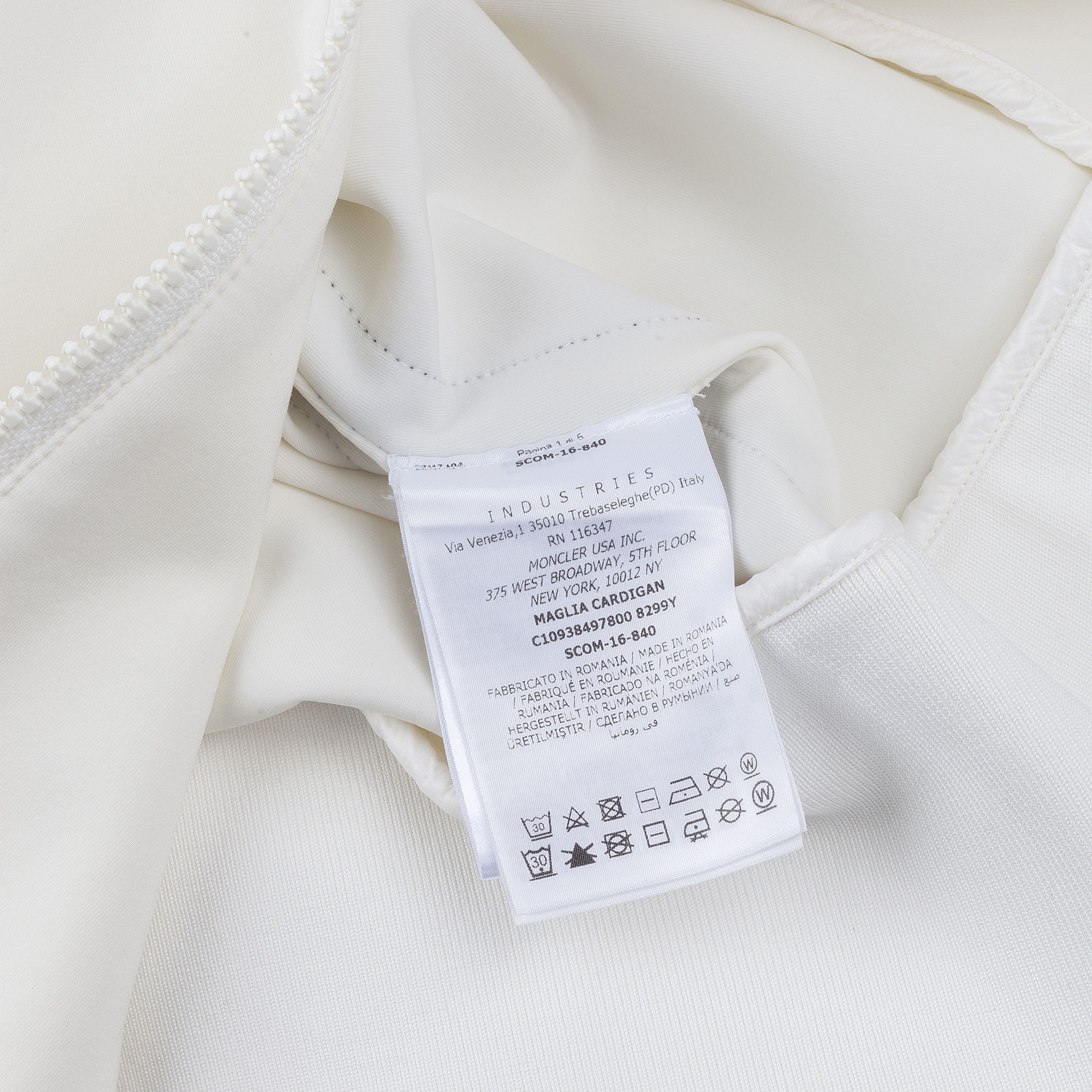 Moncler Moncler Vintage White Cream Jacket (S) Size S / US 4 / IT 40 - 11 Thumbnail