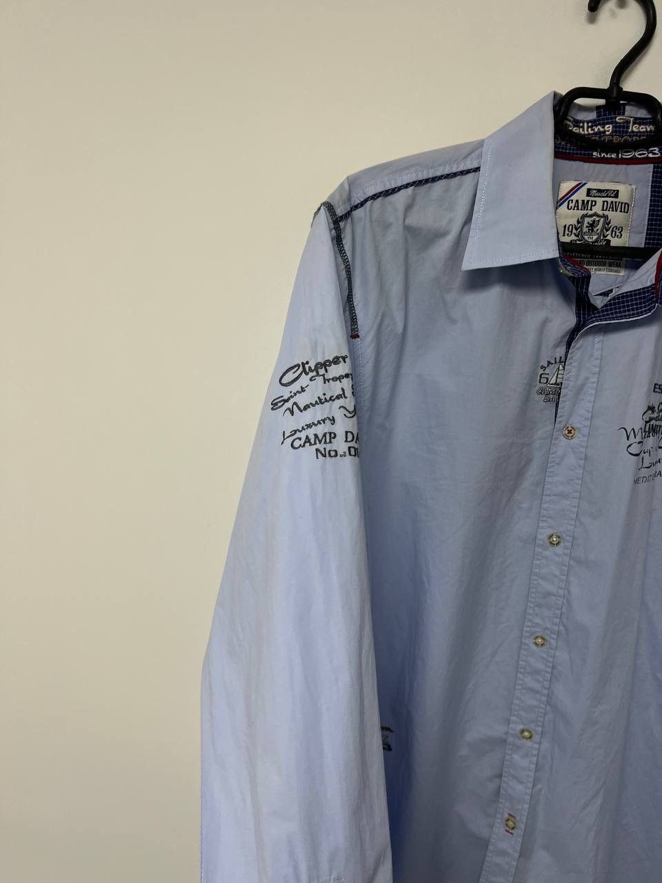 Camp David Camp David Muscle Fit Button Down Shirt Urban and Outdoor XL Size US XL / EU 56 / 4 - 11 Thumbnail
