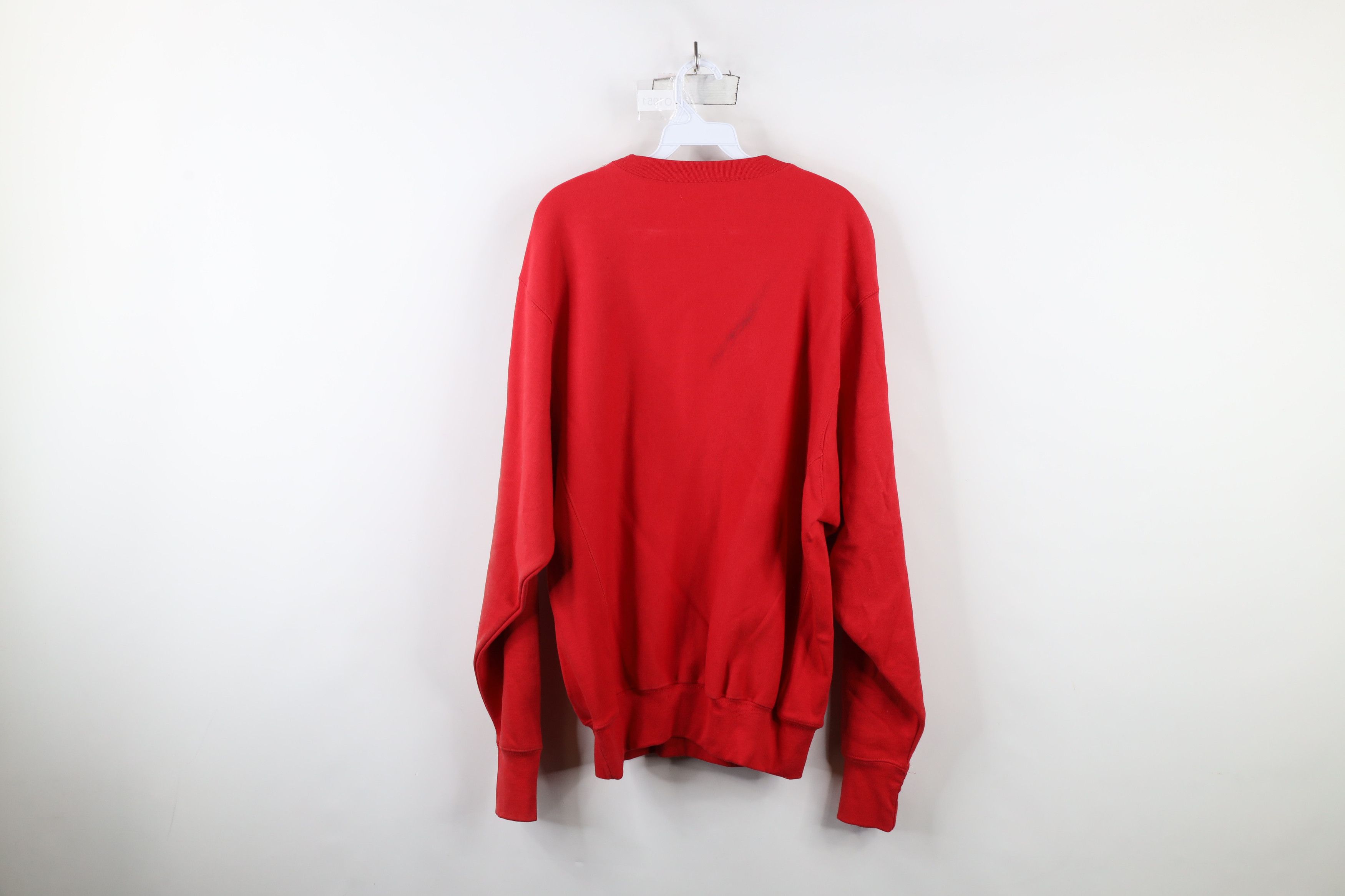 Vintage Vintage 90s Heavy Ohio State University Sweatshirt Red Size US S / EU 44-46 / 1 - 11 Thumbnail