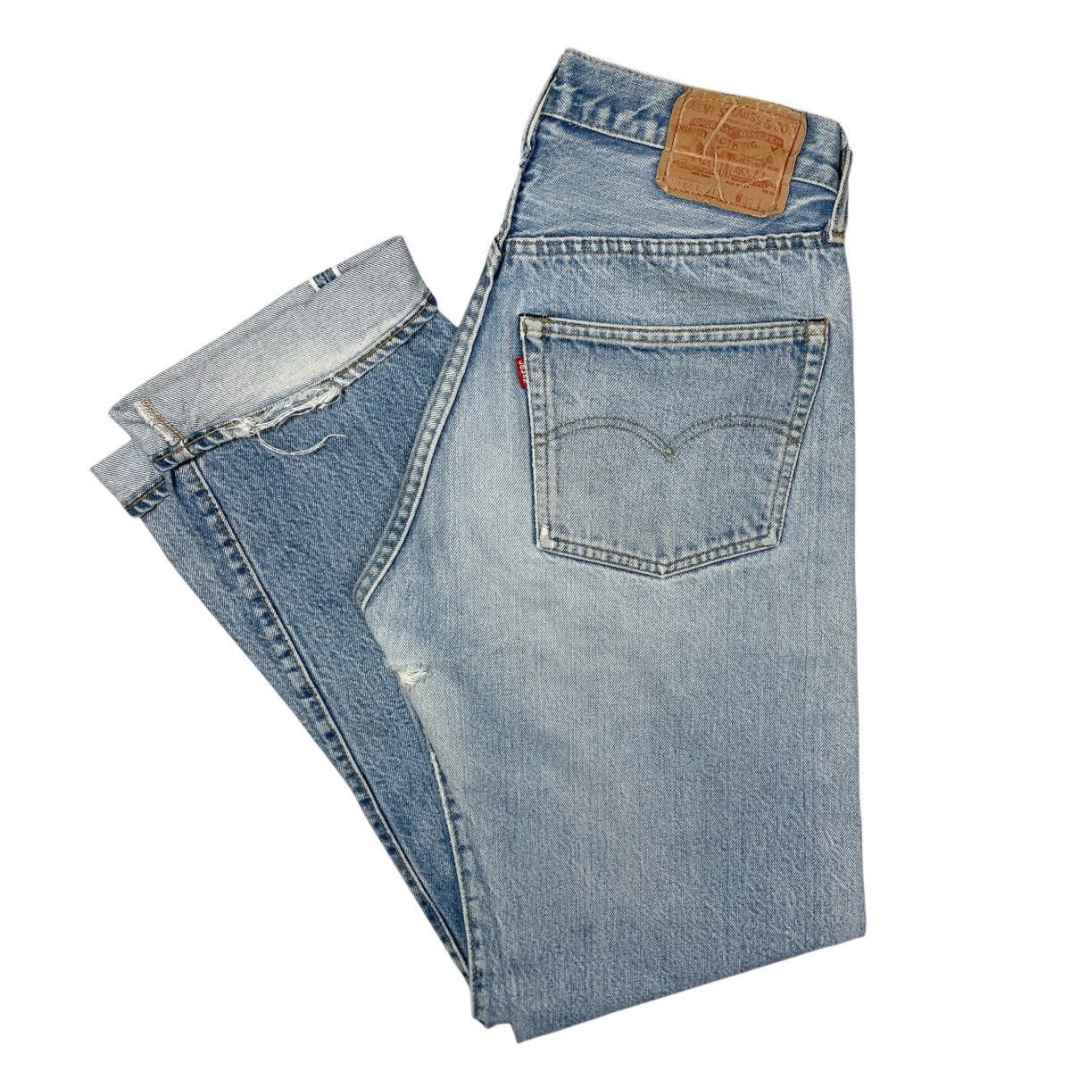 Vintage 1970s Levi's 501 Selvedge Denim - 30x33 Size US 30 / EU 46 - 3 Thumbnail