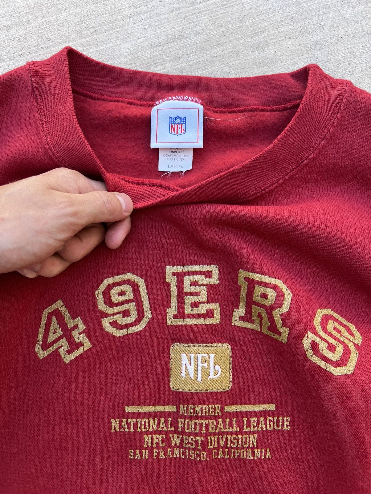 NFL Vintage 49ers NFL Sweatshirt Original Tags Size US L / EU 52-54 / 3 - 2 Thumbnail