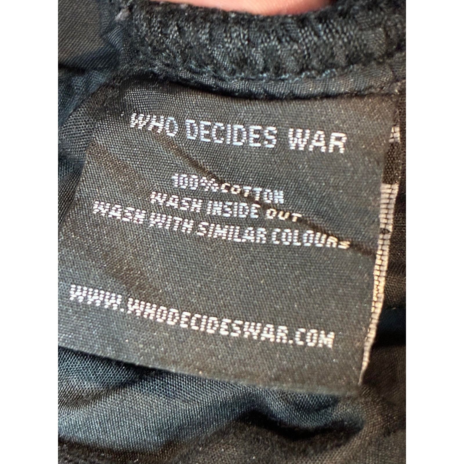 Who Decides War WDW Distressed Tonal Black Jeans Size US 30 / EU 46 - 4 Thumbnail