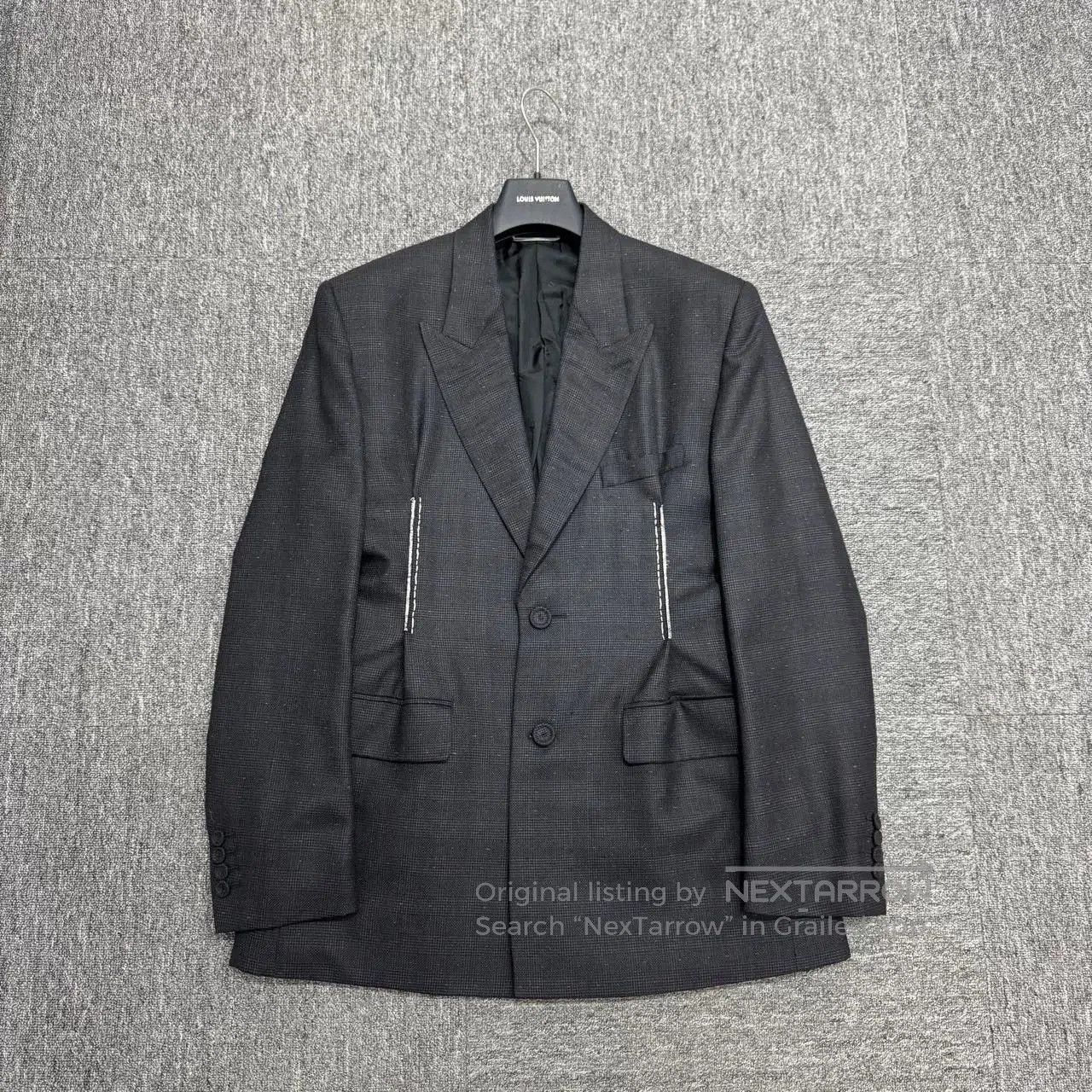 Dior dior checkered waist cinched blazer. Size US M / EU 48-50 / 2 - 1 Thumbnail
