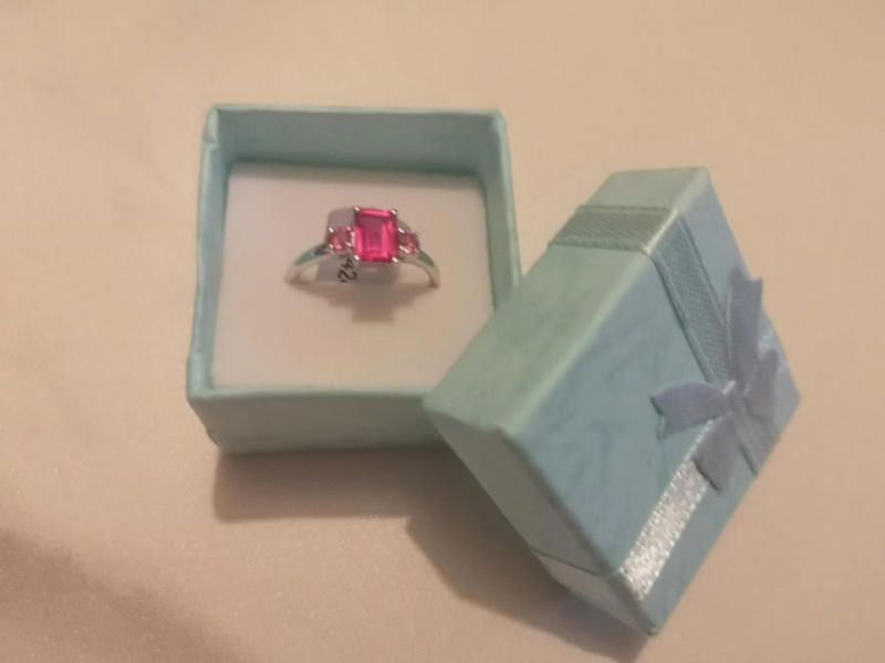 Designer 9ct white gold ladies ring N Size ONE SIZE - 1 Thumbnail