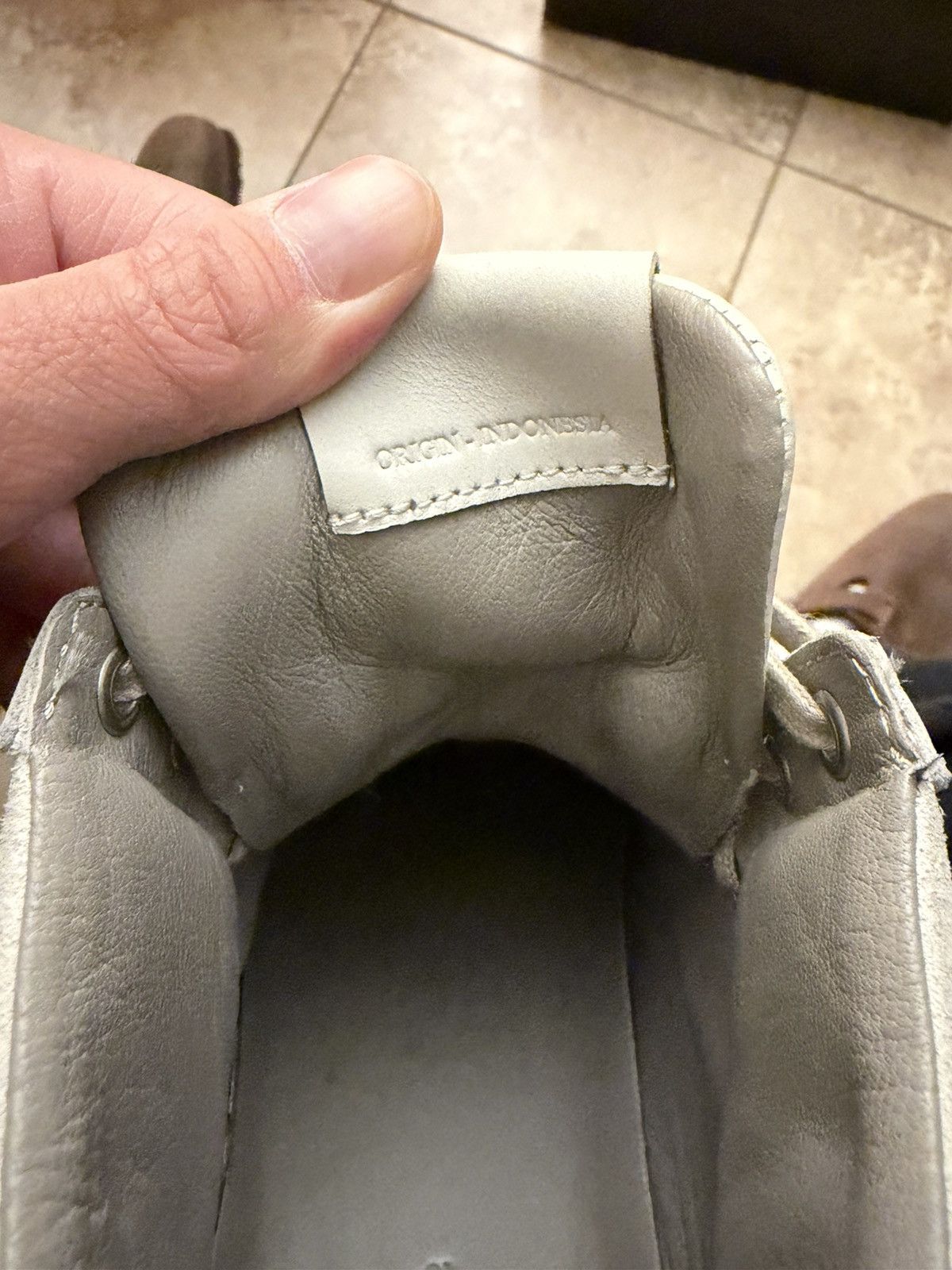 Allsaints ALLSAINTS HIGH TOP LEATHER SNEAKER Size US 9.5 / EU 42-43 - 3 Thumbnail