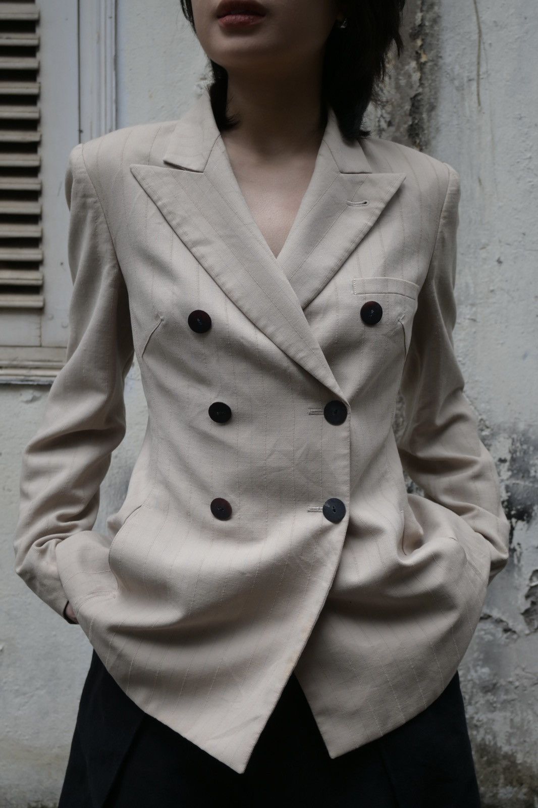 Jean Paul Gaultier Jean Paul Gaultier double breast blazer jacket Size US S / EU 44-46 / 1 - 1 Thumbnail