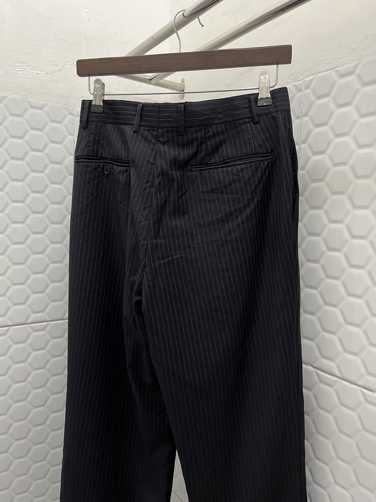 Balmain Balmain Stripe Pleated Trousers Size US 29 - 4 Thumbnail
