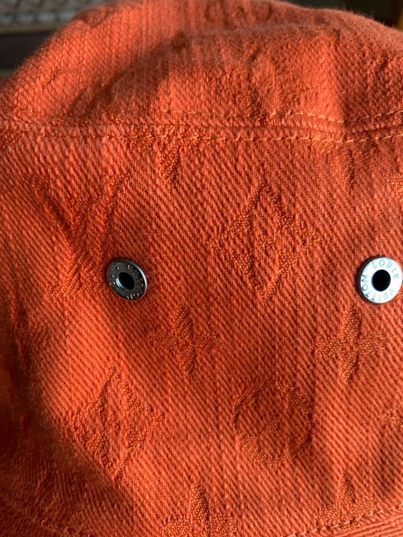 Louis Vuitton Louis Vuitton Reversible Orange Fisherman Hat 2505-Nextarro Size ONE SIZE - 4 Thumbnail
