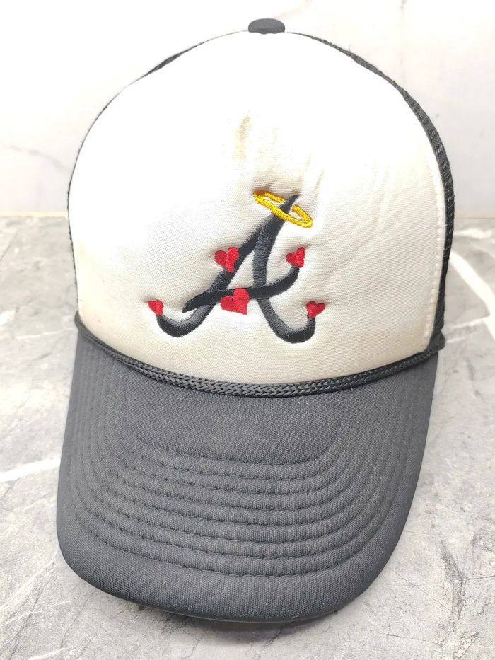 ATLANTA BRAVES X COMME DES GARCON CUSTOM TRUCKER authentic HAT