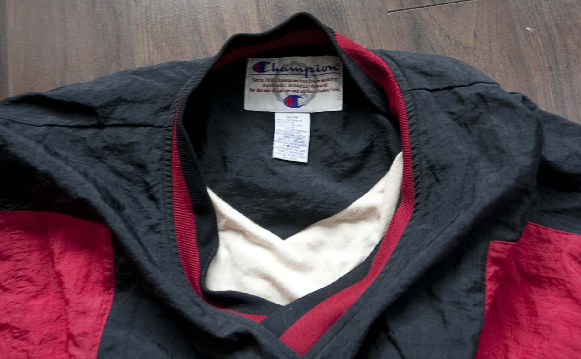Champion × Vintage Champion Windbreaker Jacket Big Logo Vintage Size M Size US M / EU 48-50 / 2 - 2 Thumbnail