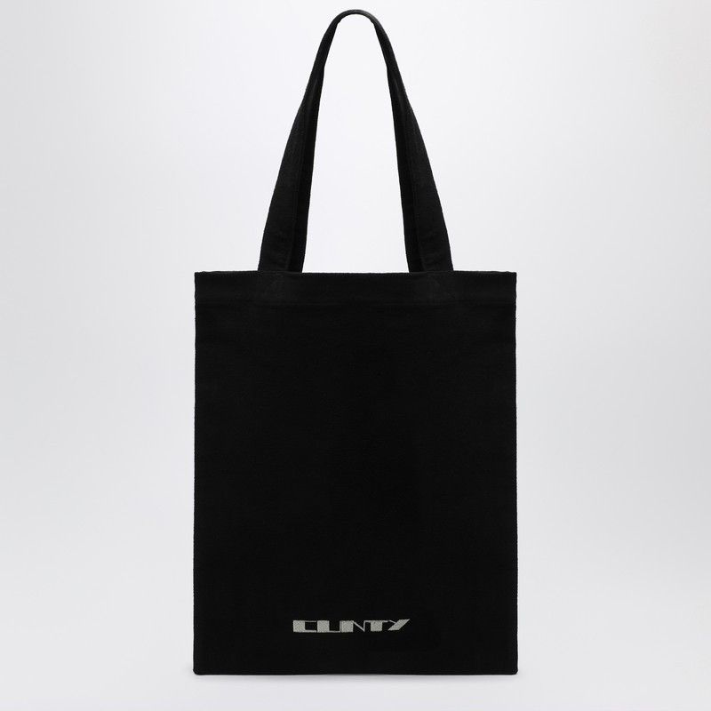 Rick Owens Drkshdw Drkshdw Black Canvas Shopper Bag Size ONE SIZE - 1 Thumbnail